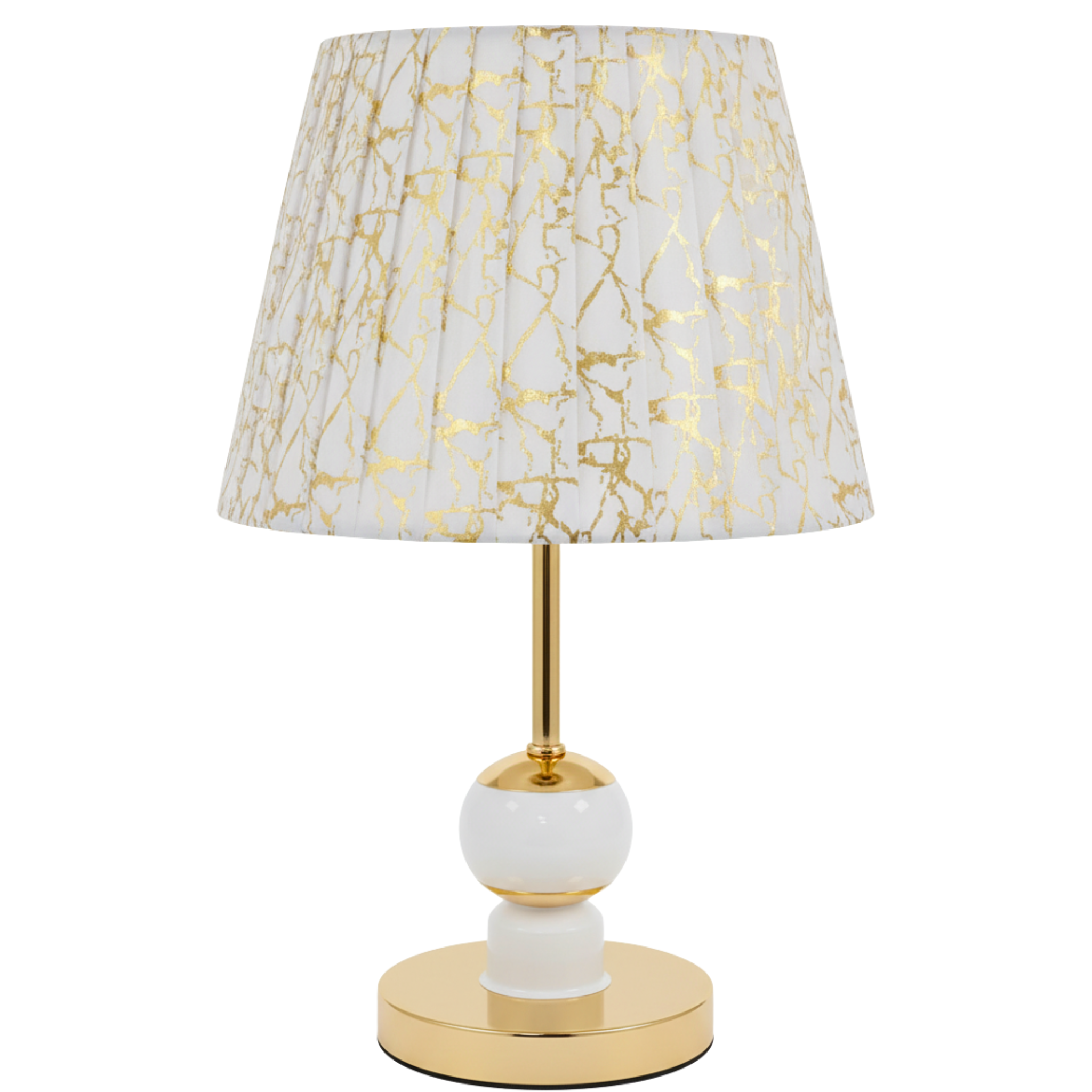 Lampe de Chevet Dorée Effet Marbre – Douce Lumière | Fiolla Home Tunisie