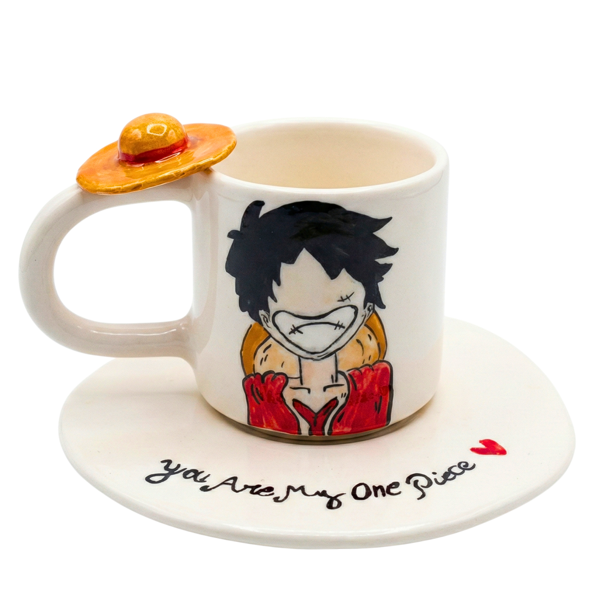 Tasse Luffy "You are my One Piece" — Mug Céramique & Cadeau Tunisie