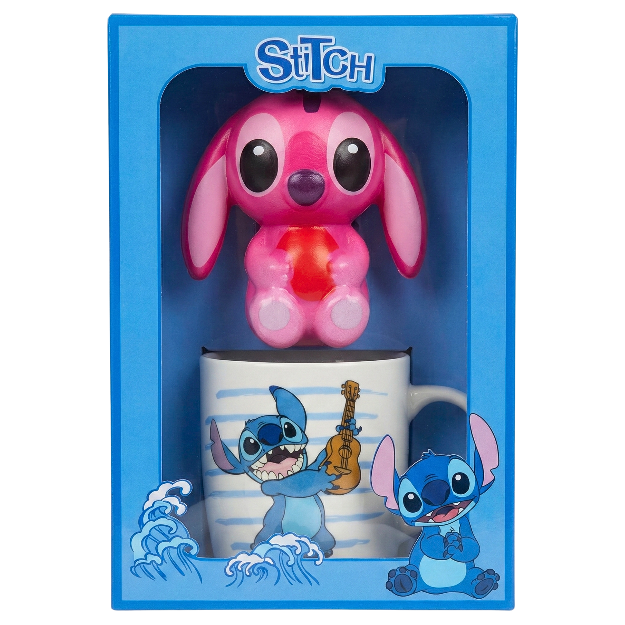 Coffret Mug Stitch + Squishy Angel Rose – Idée Cadeau Disney Tunisie