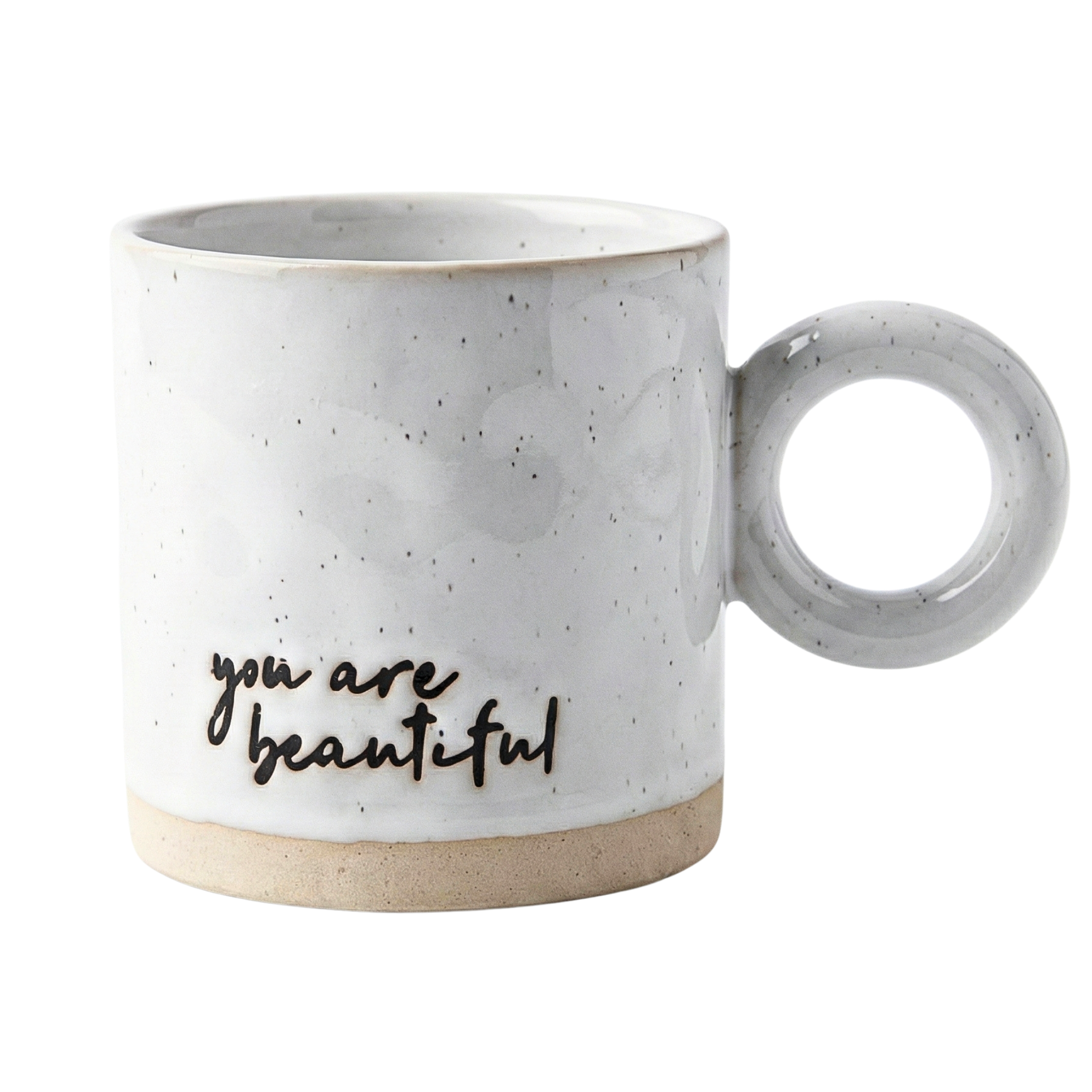 Mug Céramique "You Are Beautiful" – Tasse Design & Tendance