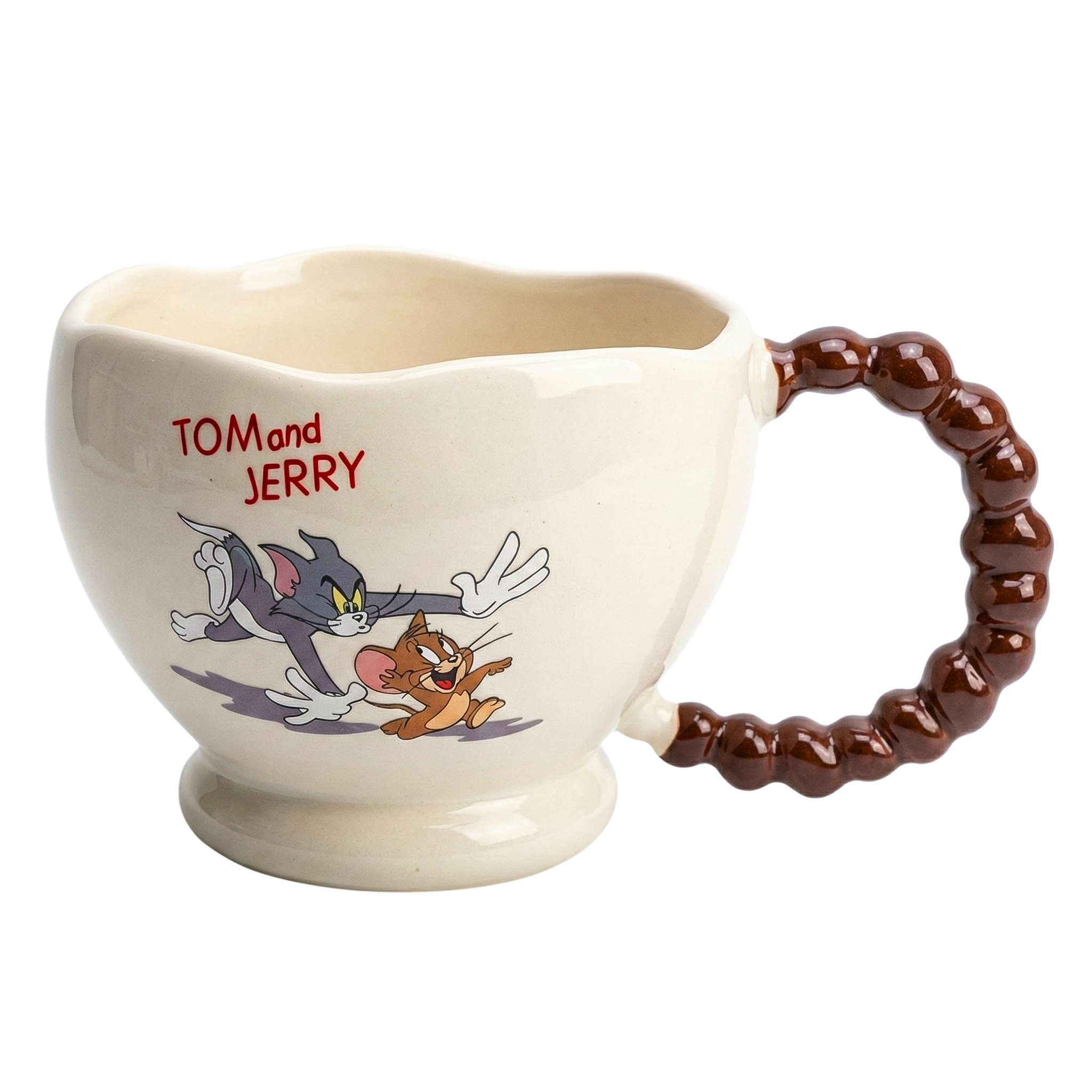 Mug Tom & Jerry Céramique - Tasse Design Anse "Bubble" Tendance