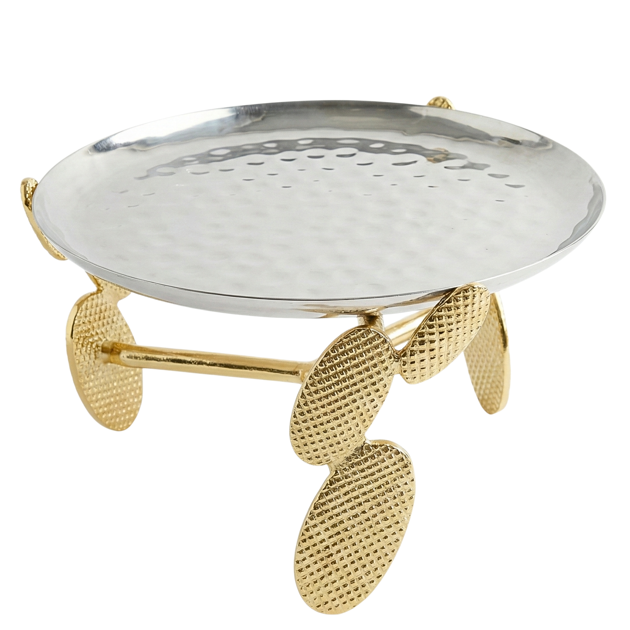 Présentoir à Gâteaux en Cuivre Indien Premium – Design Luxe & Raffiné