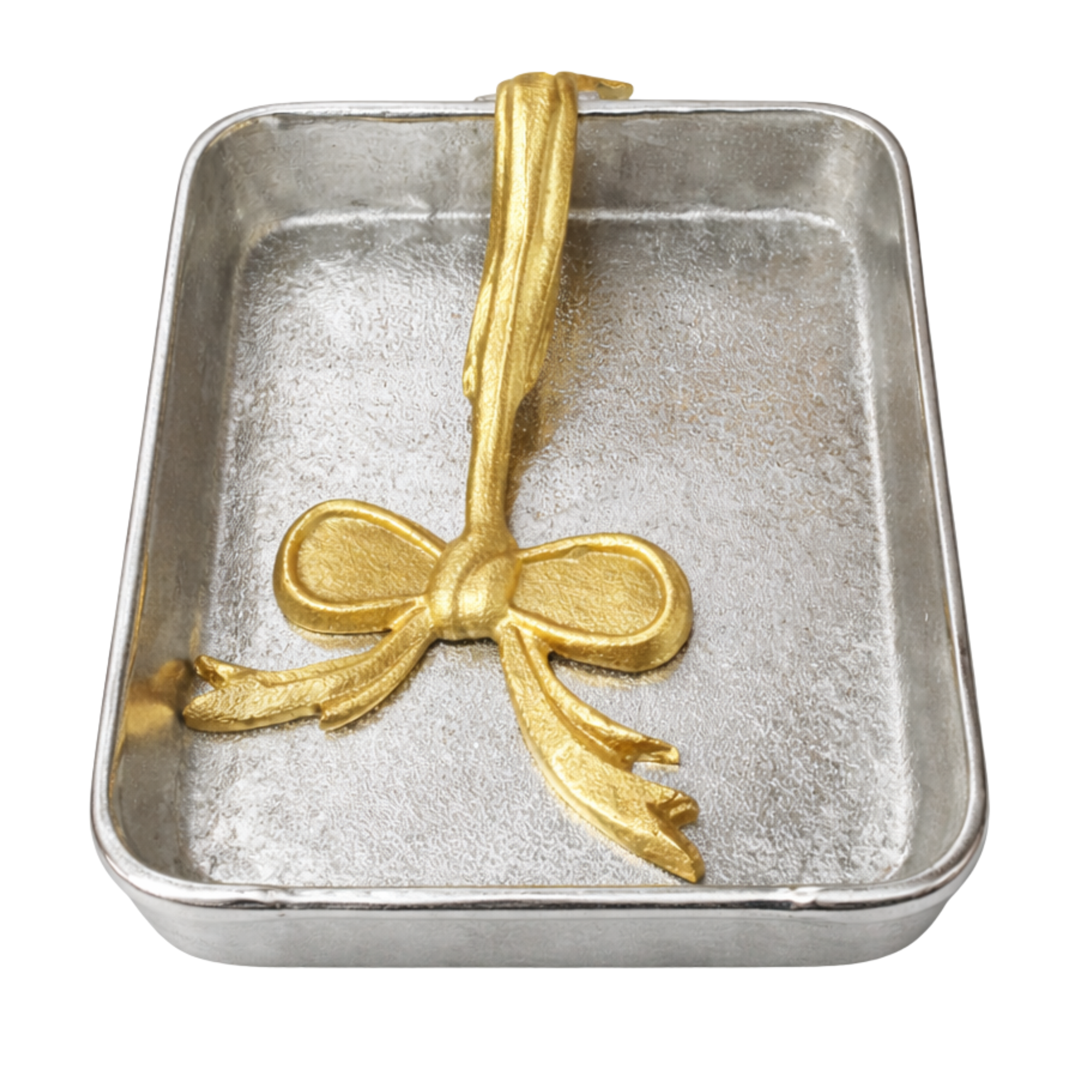 Porte-Serviette de Table Luxe en Cuivre Indien – Design Nœud Doré