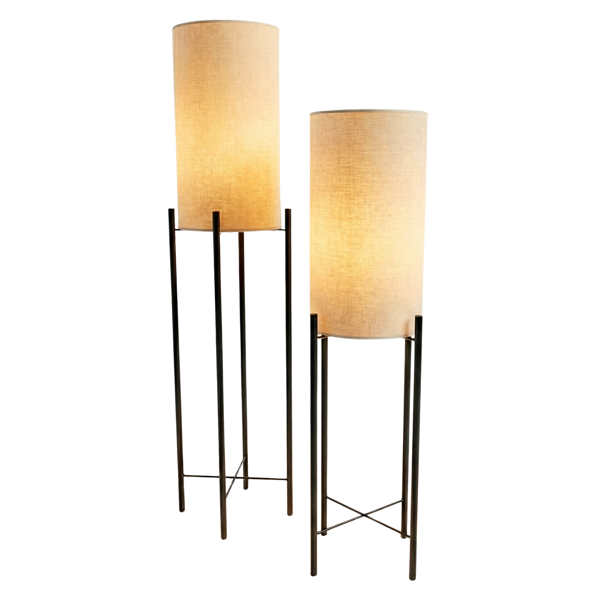 Pack Duo Lampadaires Design Minimalistes – Éclairage Salon Tunisie