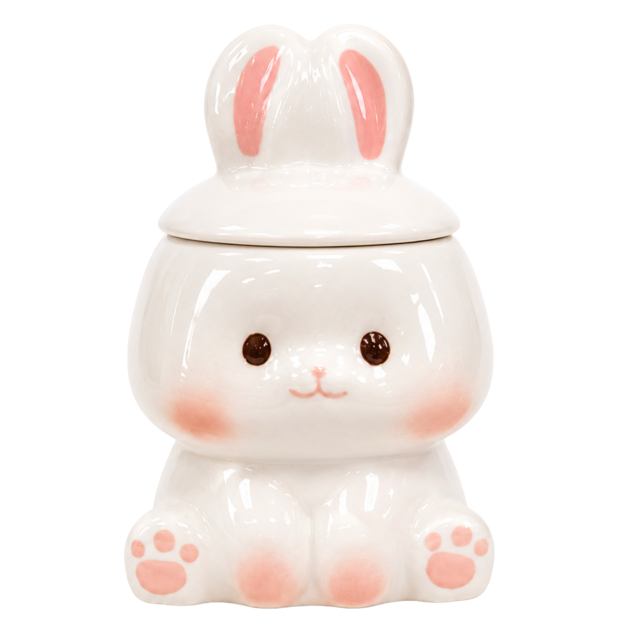 Mug Lapin Céramique 3D Tunisie | Tasse Café Kawaii Couvercle | Fiolla Home