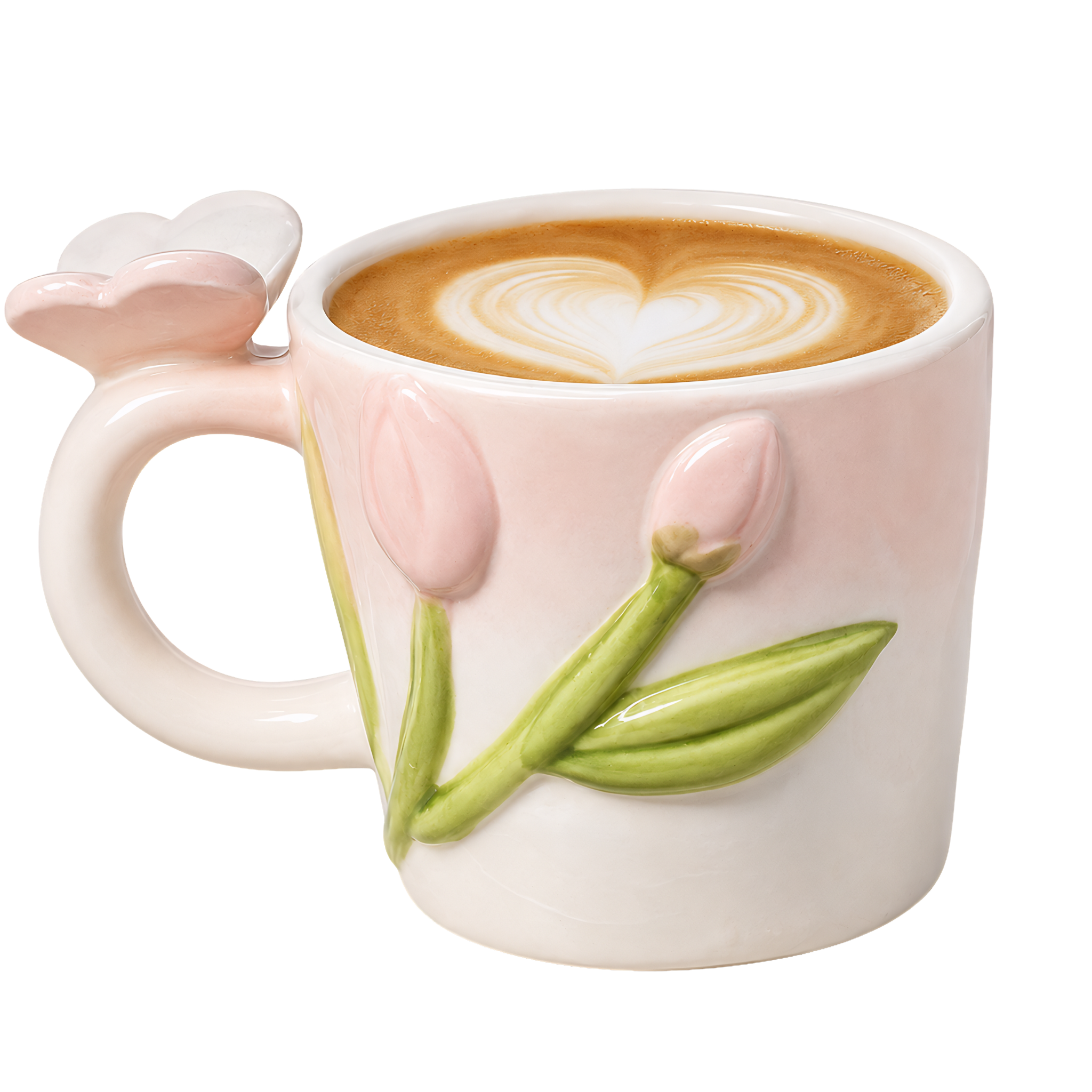 Mug Tulipes Rose Céramique Tunisie | Fiolla Home