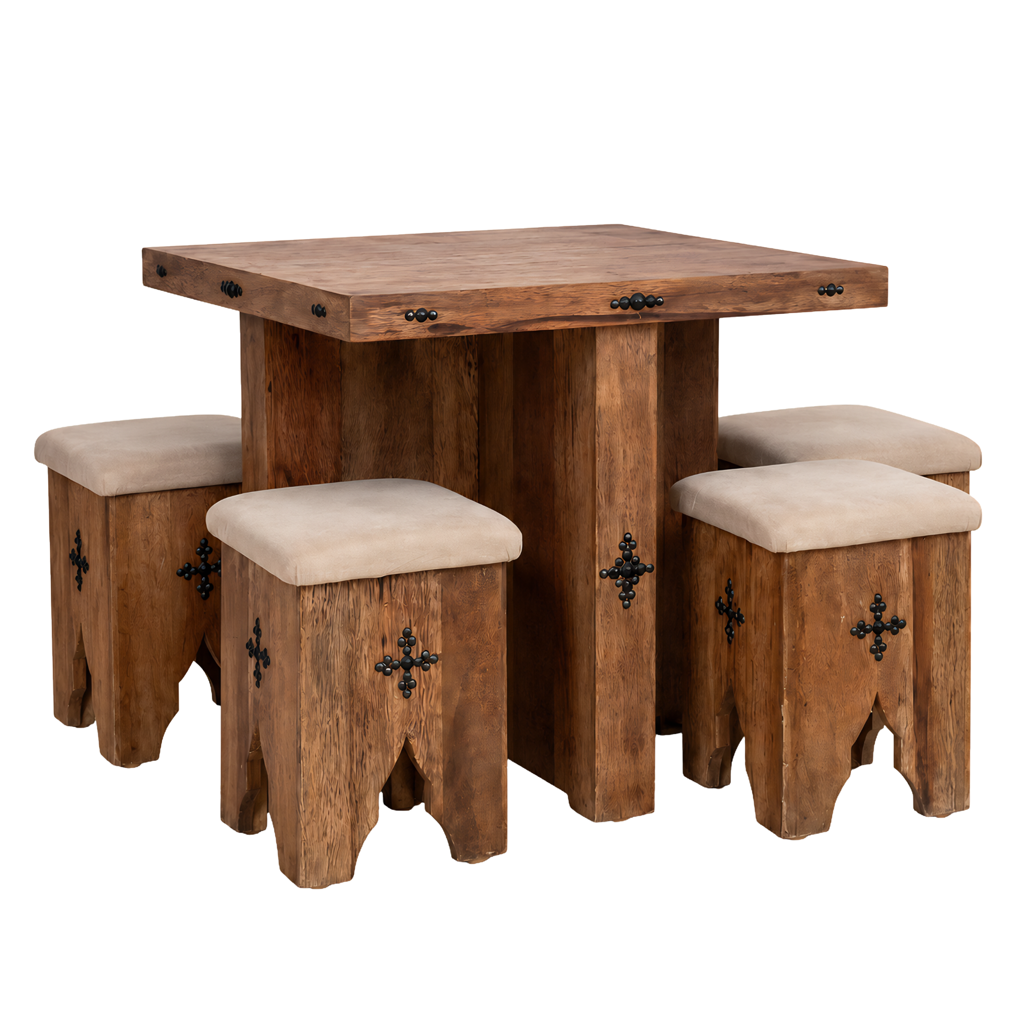 table et 4 tabourets