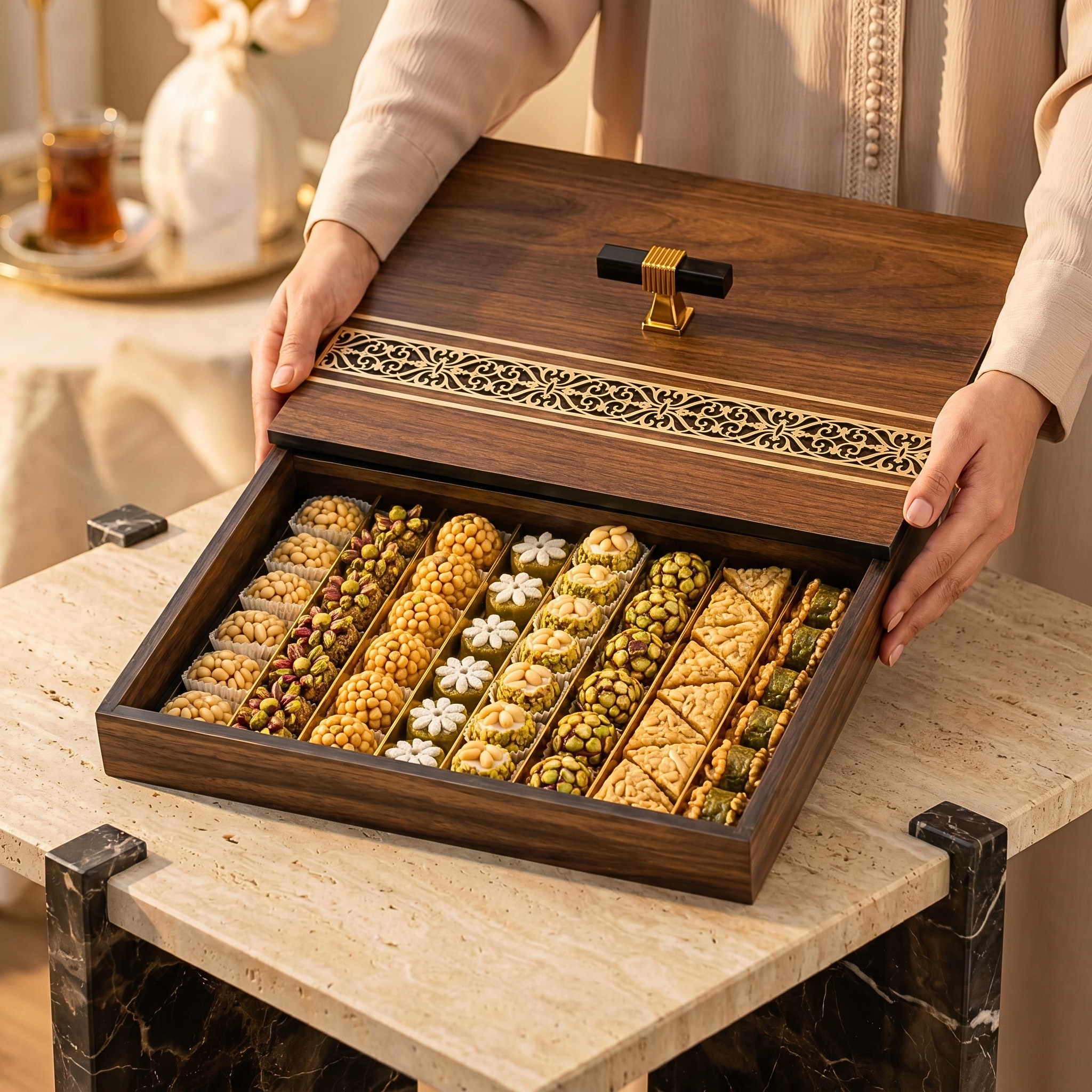Coffret Présentation Bois GM | Boîte Cadeau Prestige | Fiolla Home