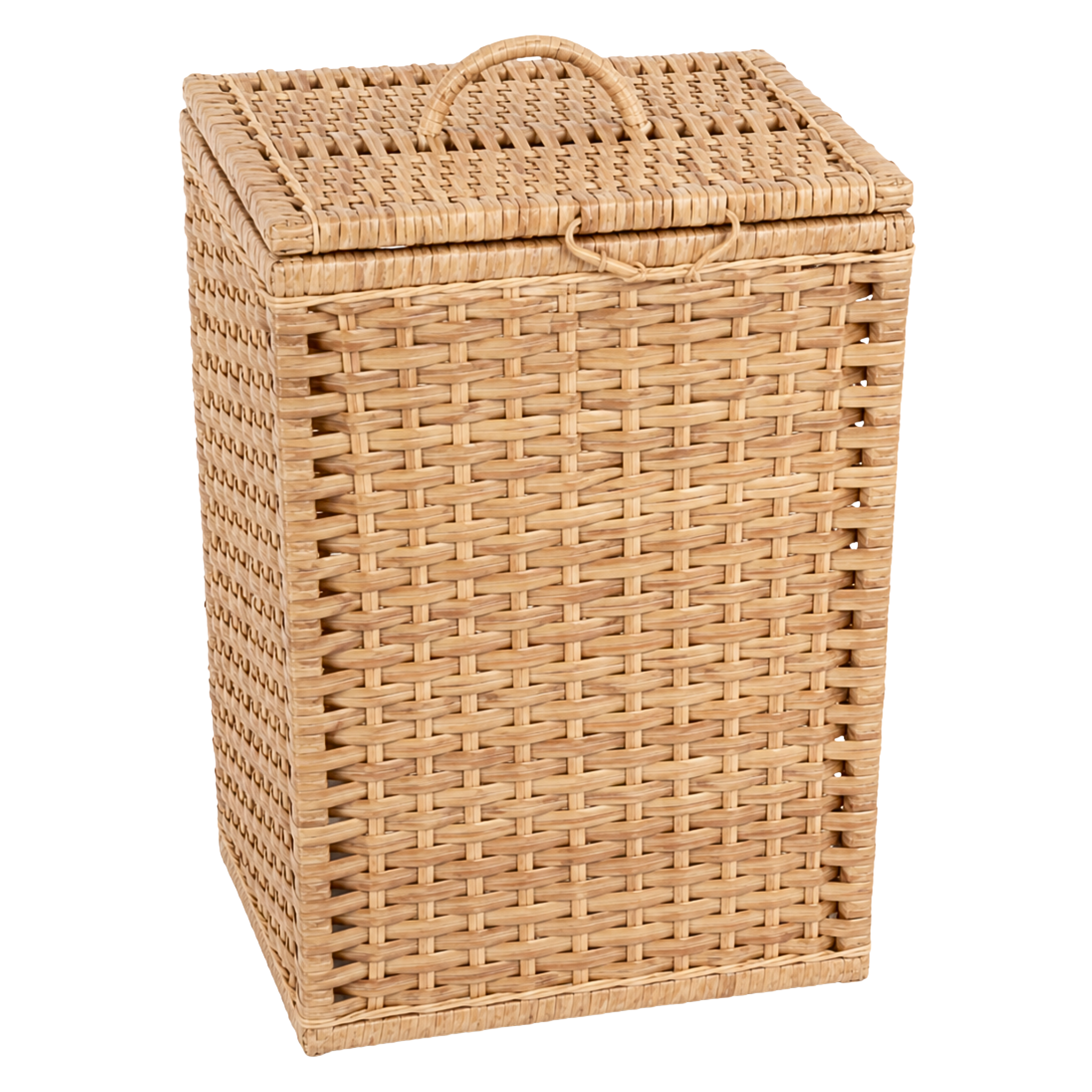 Panier à Linge Rotin Tunisie | Coffre Tressé avec Couvercle | Fiolla Home