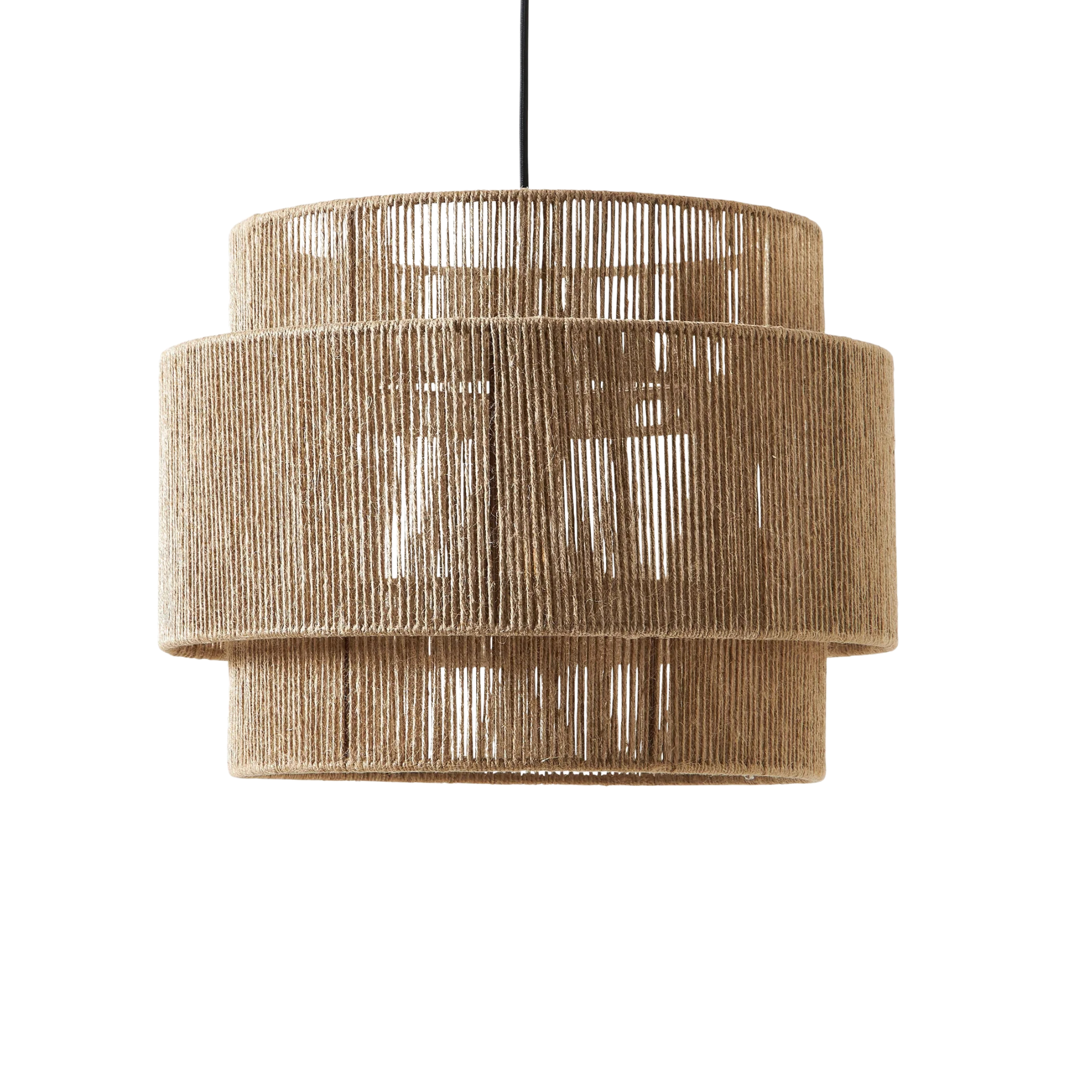 Suspension en Jute Luna | Design Élégant & Naturel | Fiolla Home