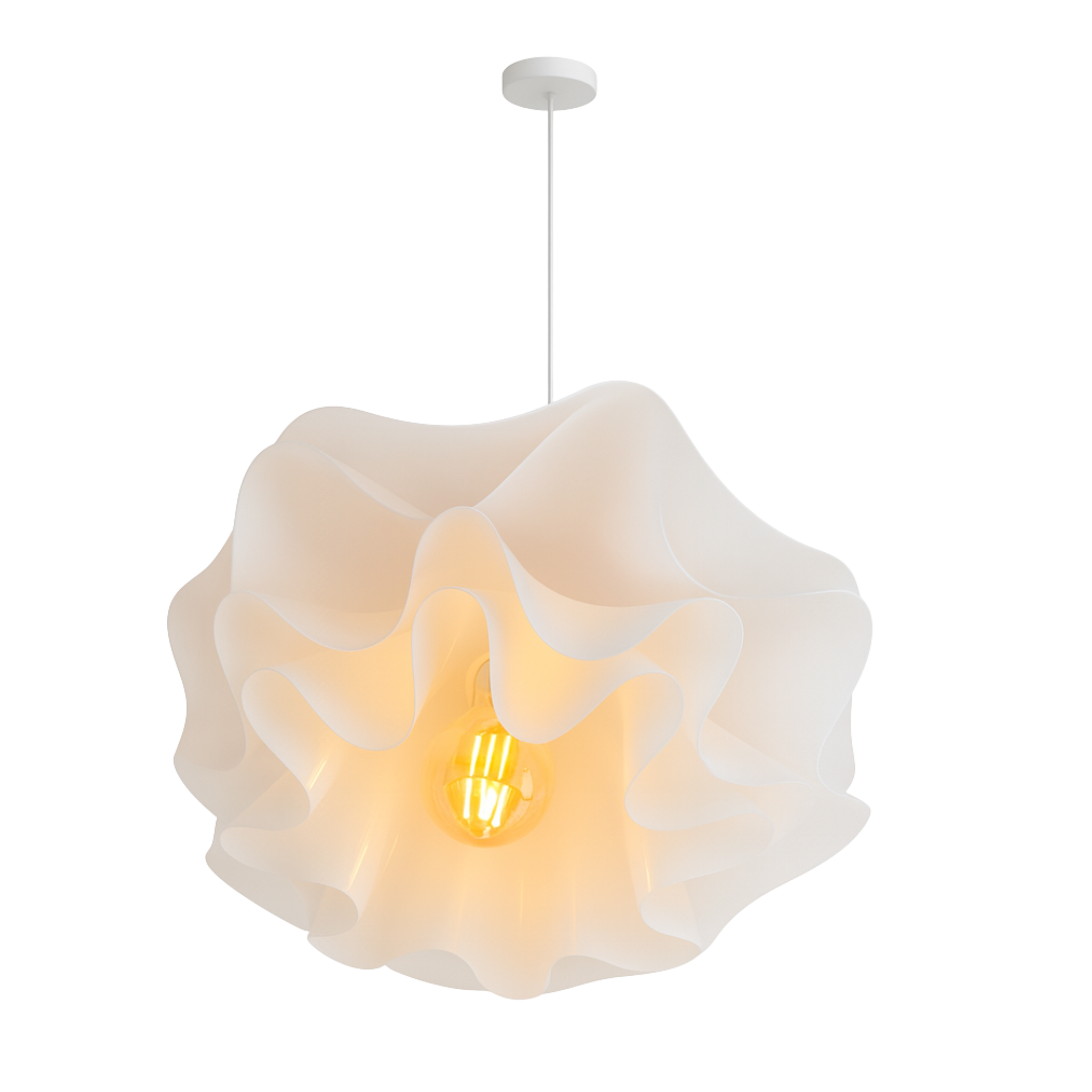 Lustre nuage Tunisie | Suspension design lumière chaude | Fiolla Home