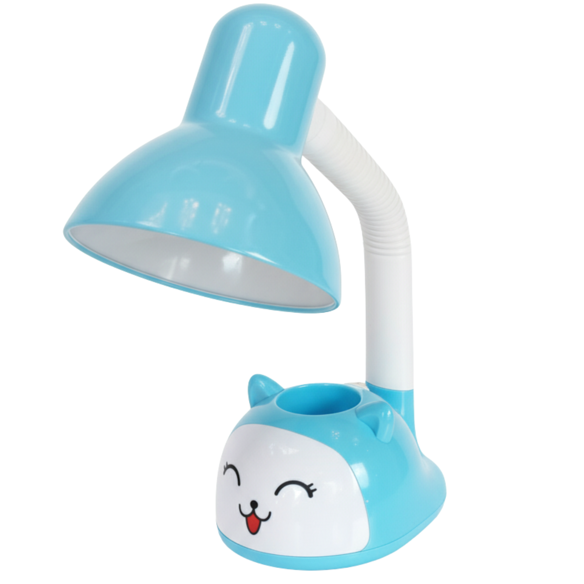 Lampe de Bureau Enfant Bleue – Design Chat Mignon | Fiolla Home