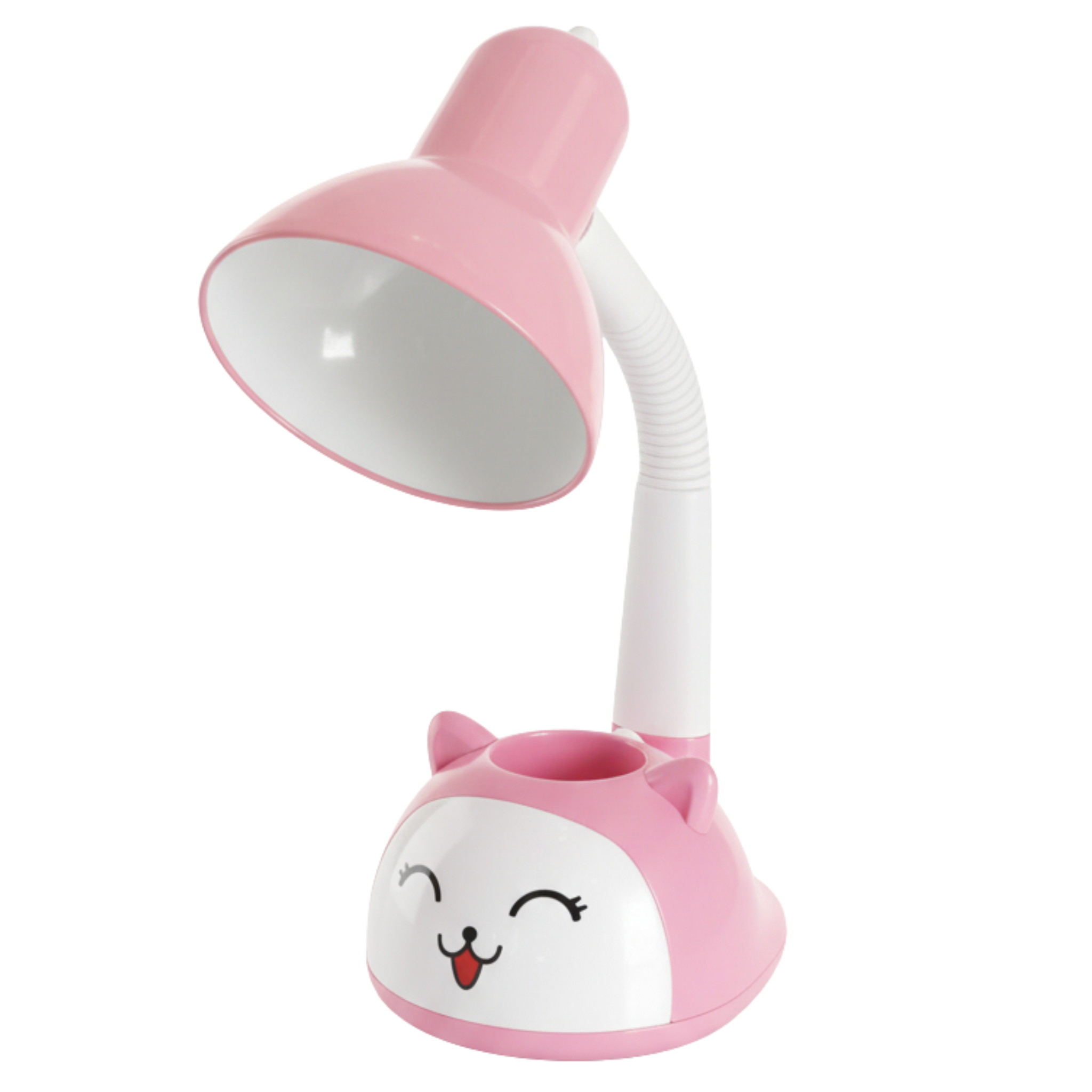 Lampe de Bureau Enfant Rose – Design Chat Mignon | Fiolla Home