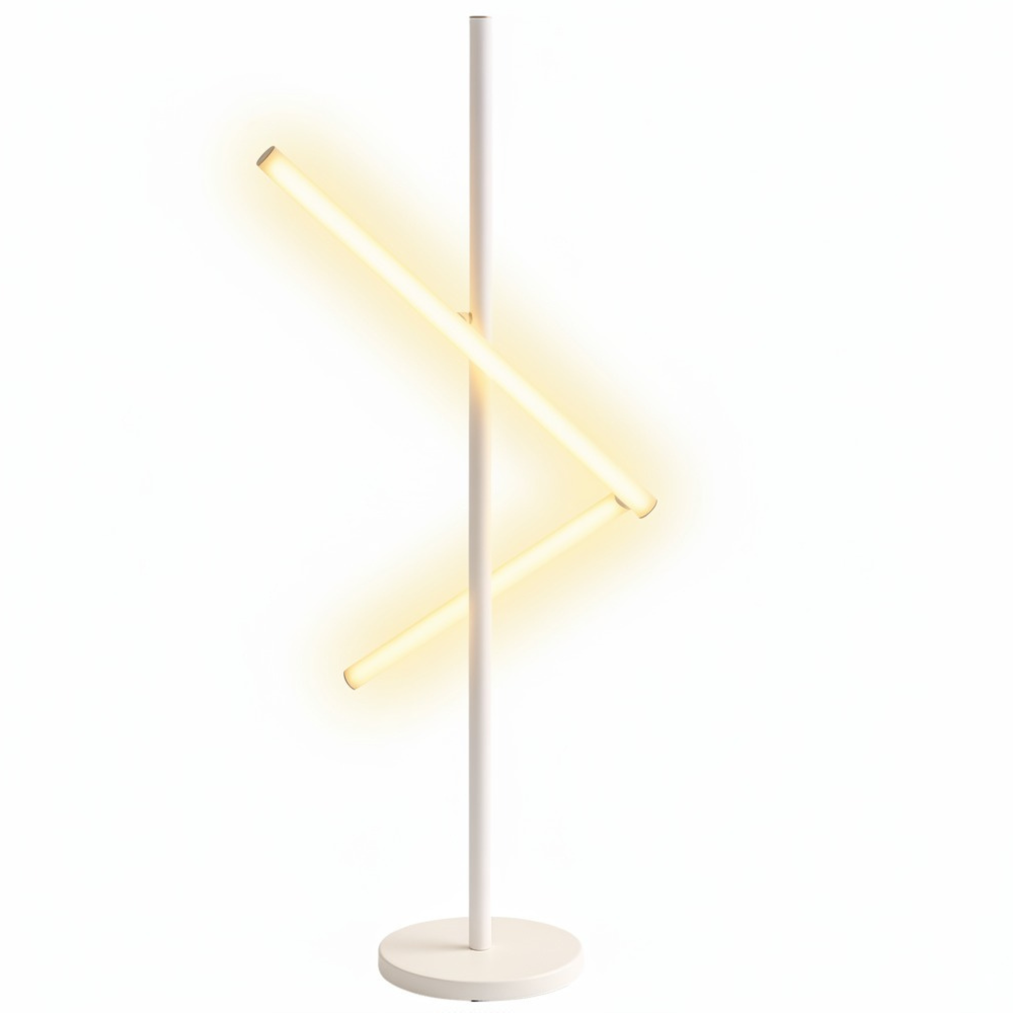 Lampadaire LED Minimaliste Blanc | Luminaire Moderne | Fiolla Home