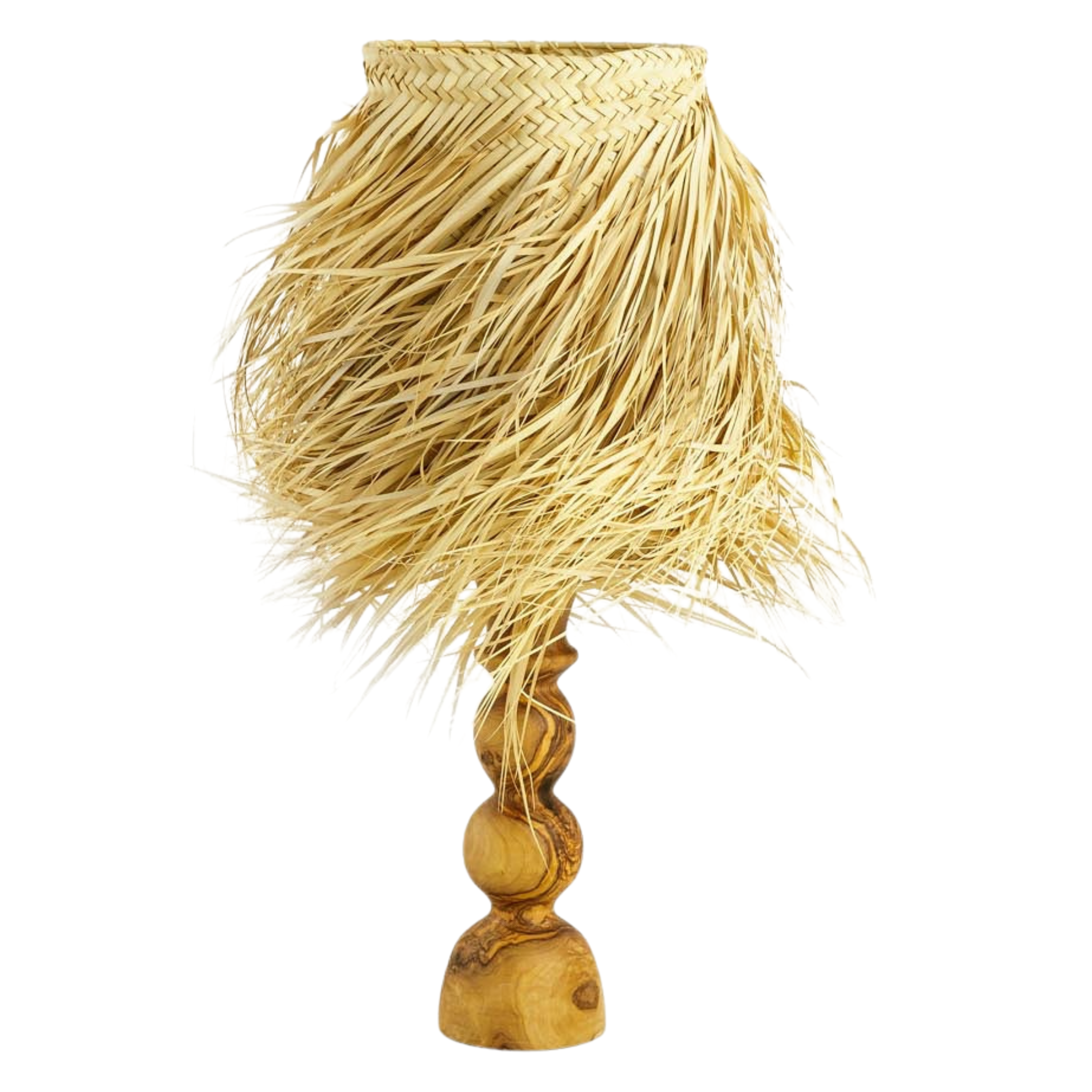 Veilleuse Bohème en Palmier | Bois d’Olivier | Fiolla Home