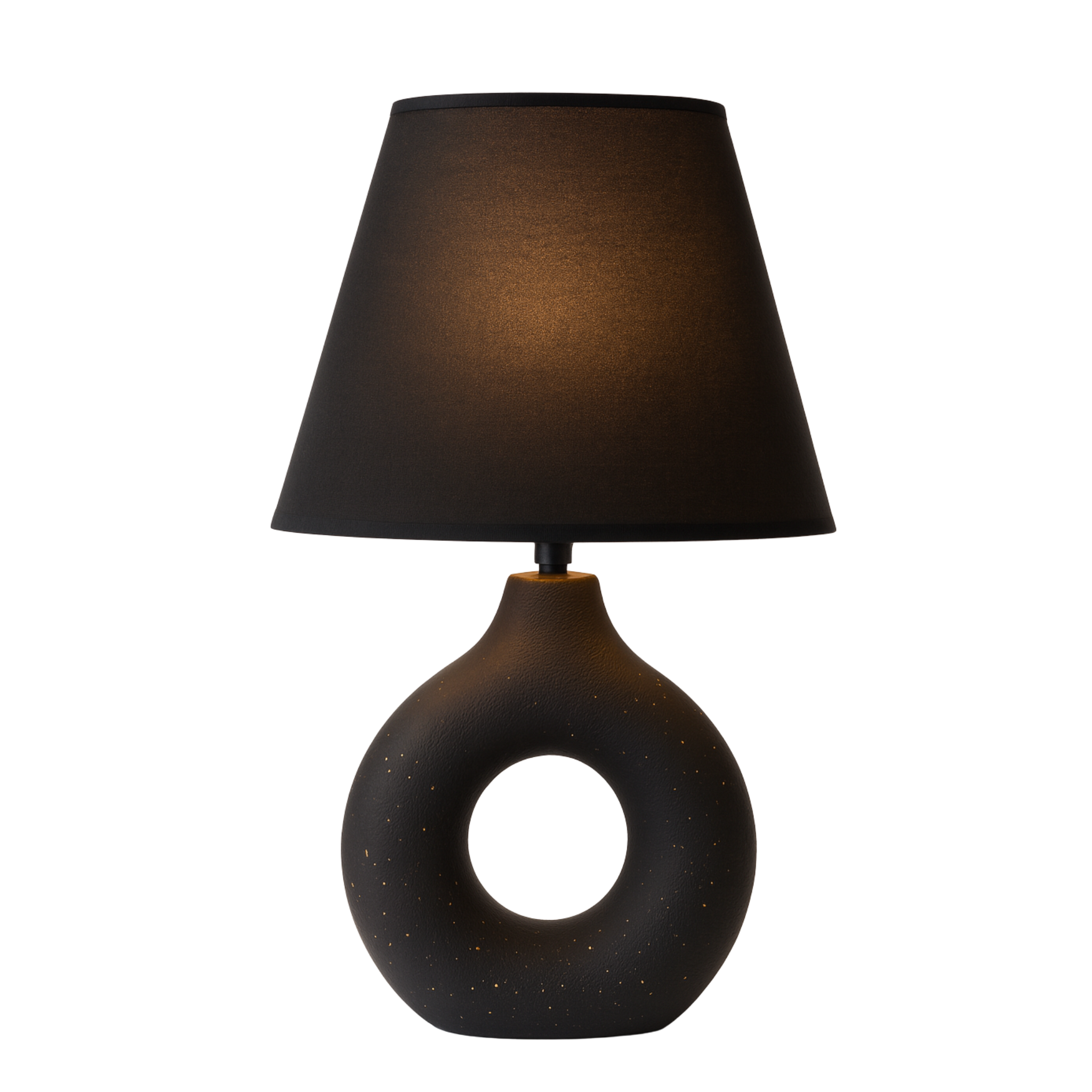 Veilleuse Anneau Noire Tunisie | Design Contemporain | Fiolla Home