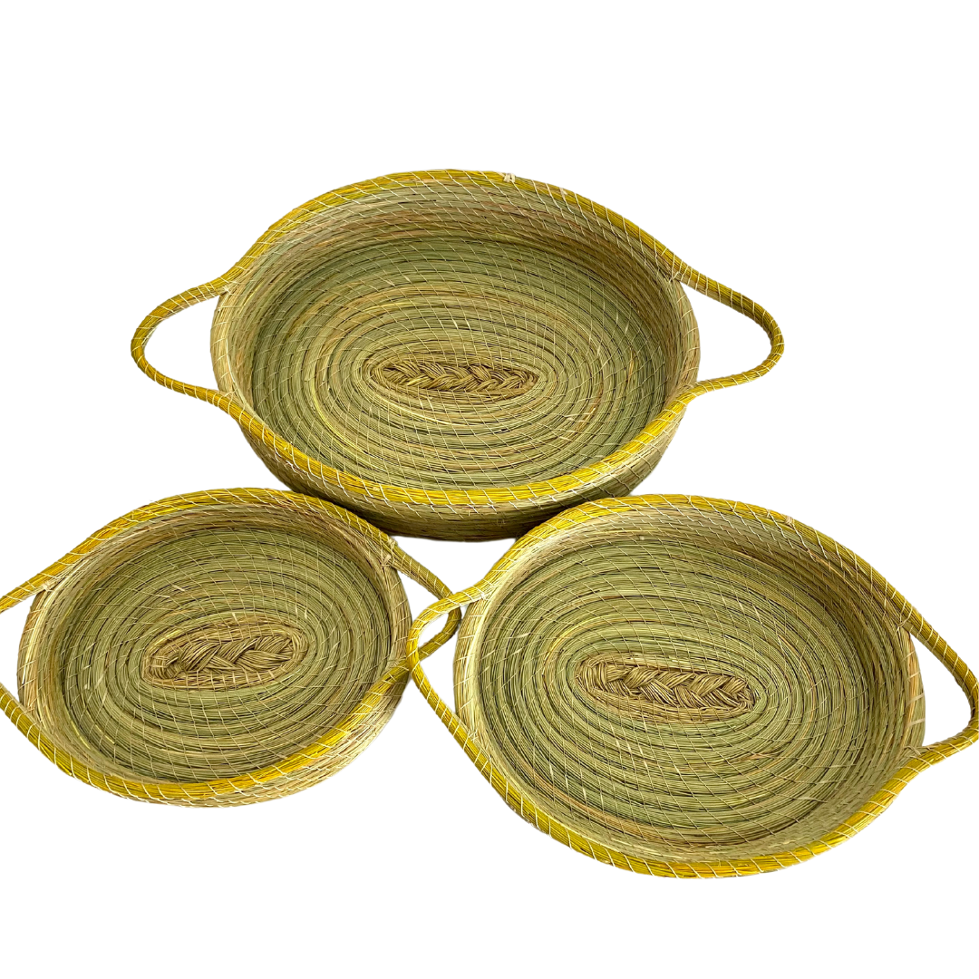 Plateaux en Acier Inoxydable en 3 pièces, Plateaux Plateaux en Acier Inoxydable en 3 pièces, Plateaux