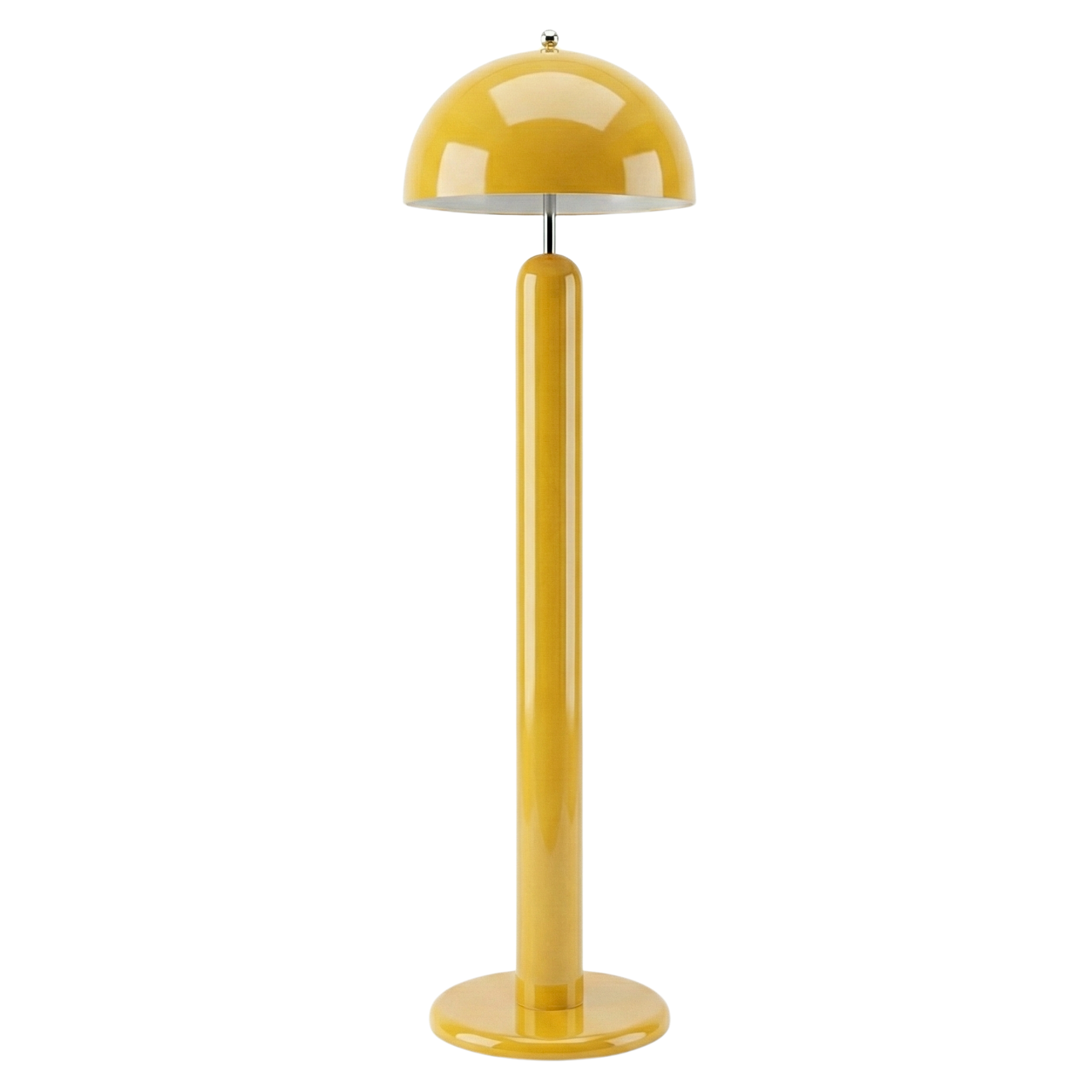 Lampadaire Champignon Jaune Solaire – Design Rétro Tunisie