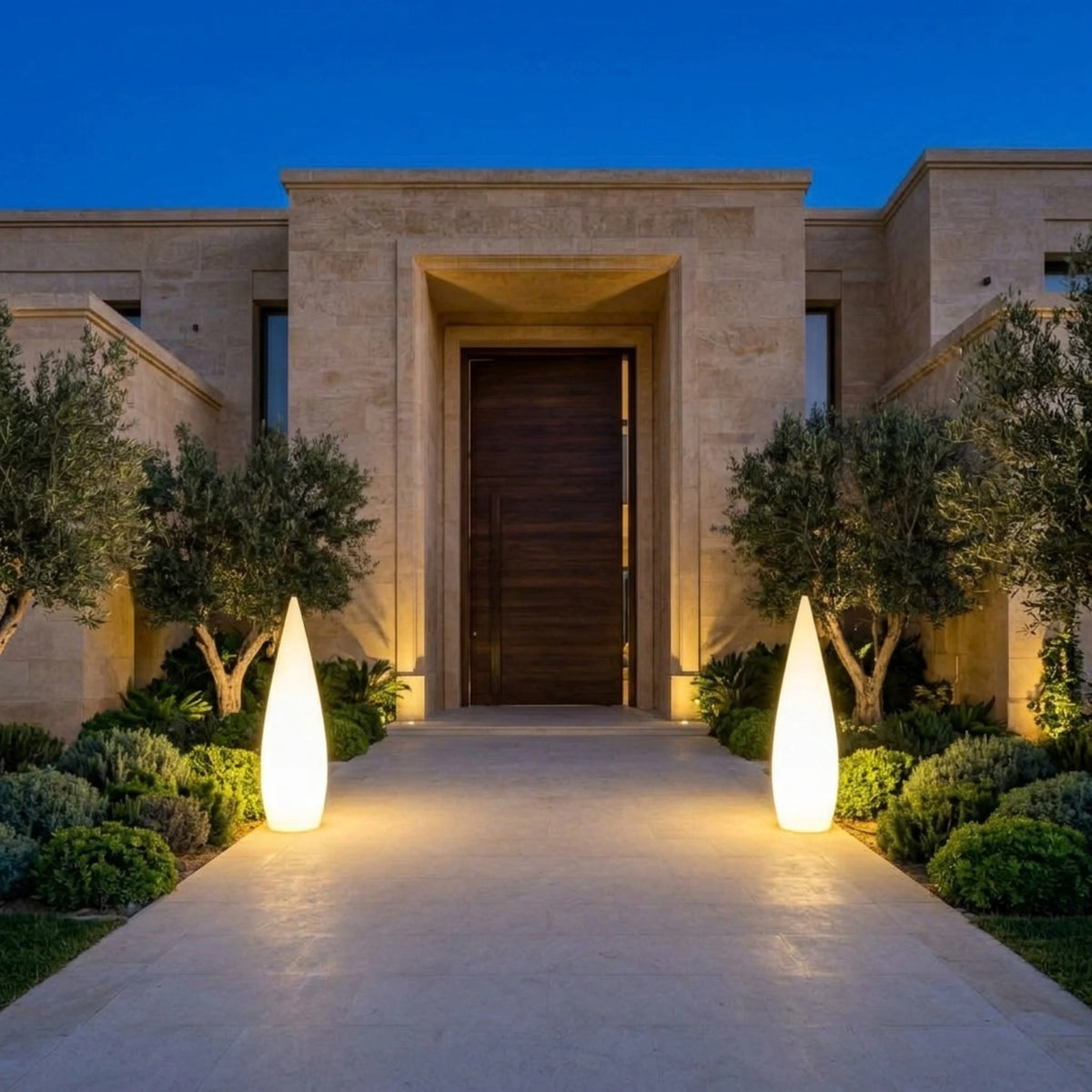 Lampadaire Extérieur Tunisie | Forme Goutte Lumineuse | Fiolla Home