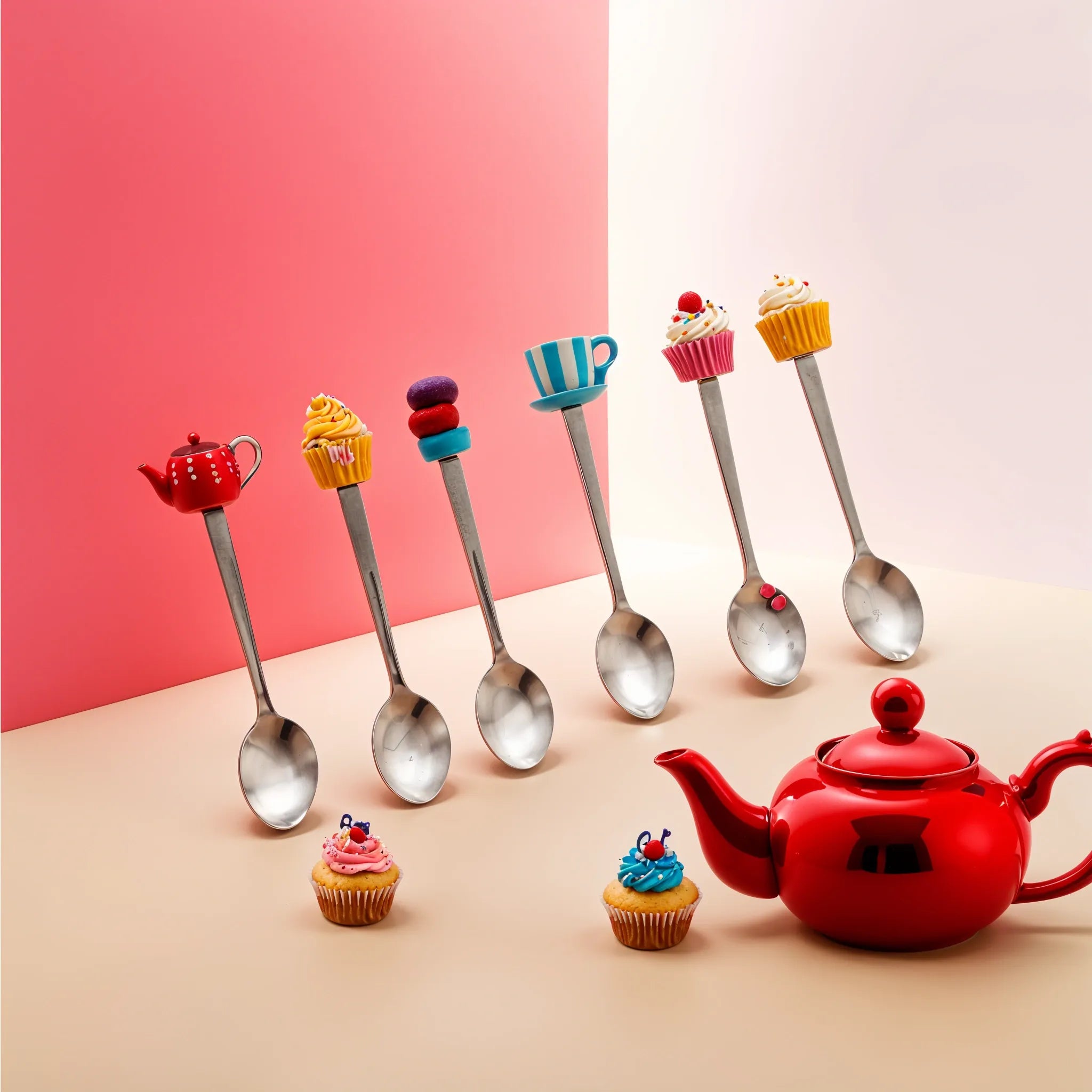 Cuillères Décoratives et Pratiques en Acier Inoxydable | Bonbons Ludiques | Fiolla Home