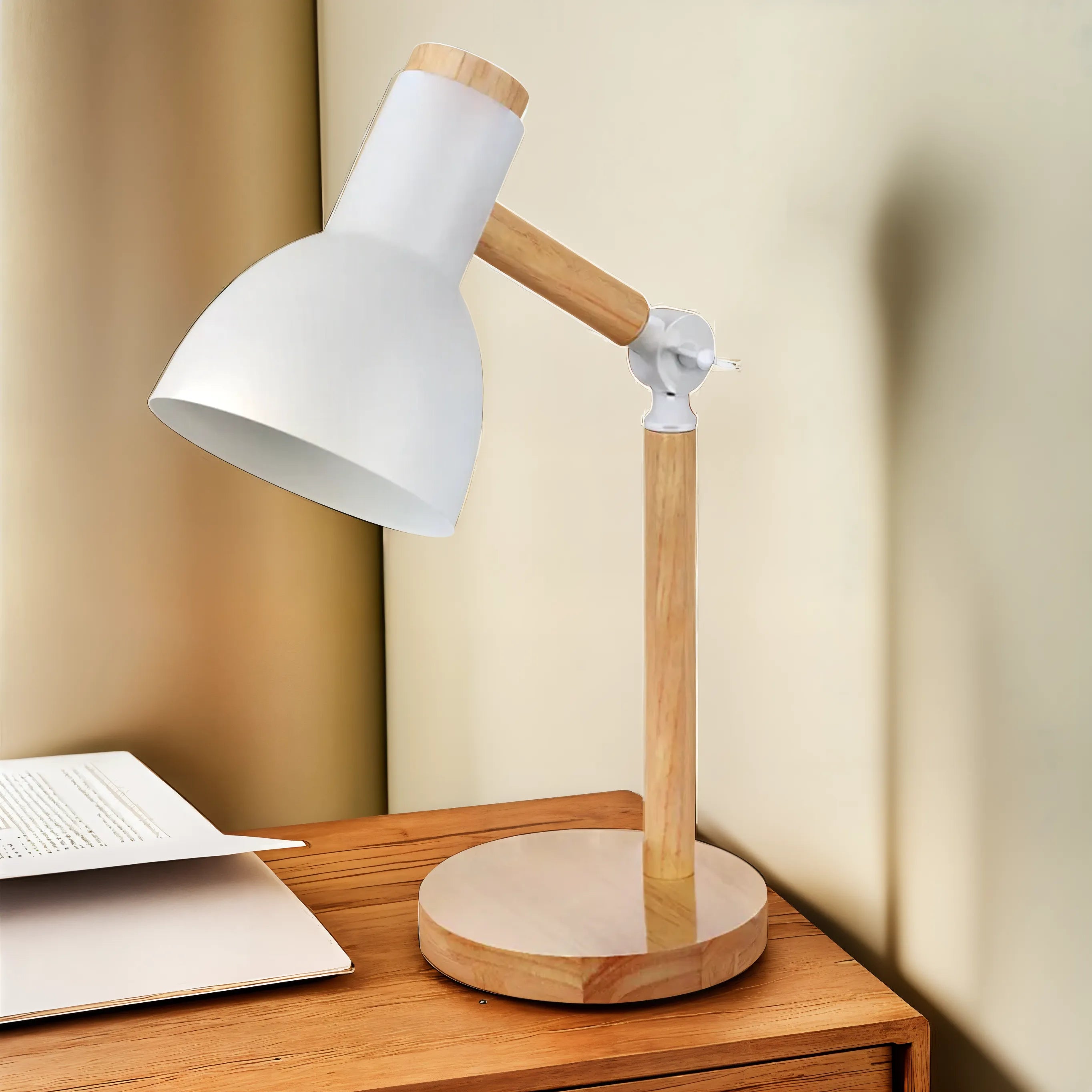 Lampe de Bureau Scandinave | Design Élégant et Réglable | Fiolla Home