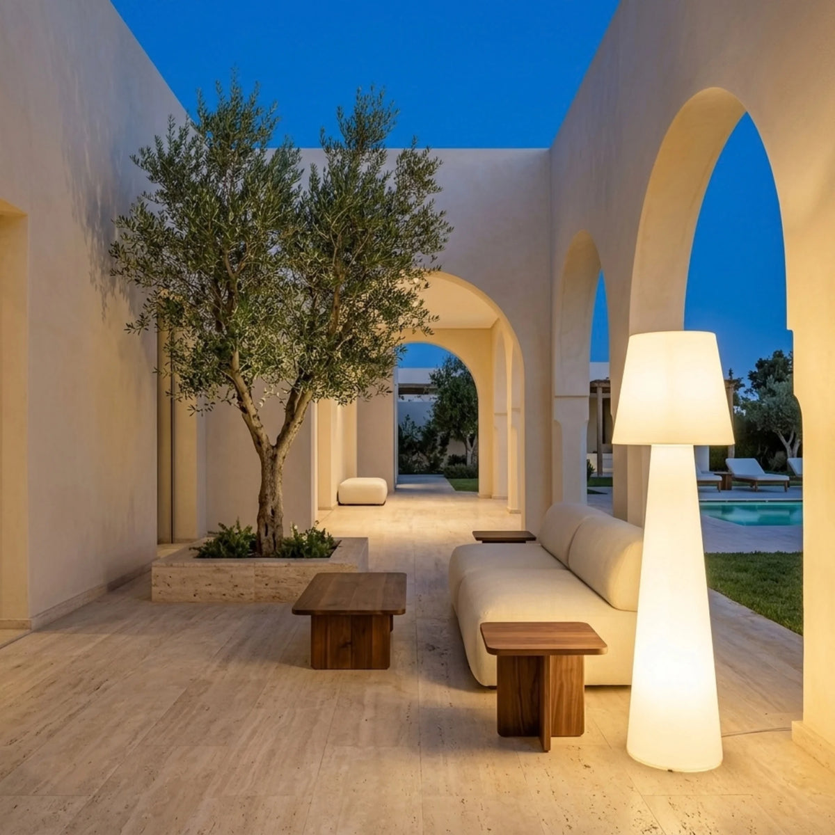 Lampadaire Extérieur Tunisie | Rechargeable & Sans Fil | Fiolla Home