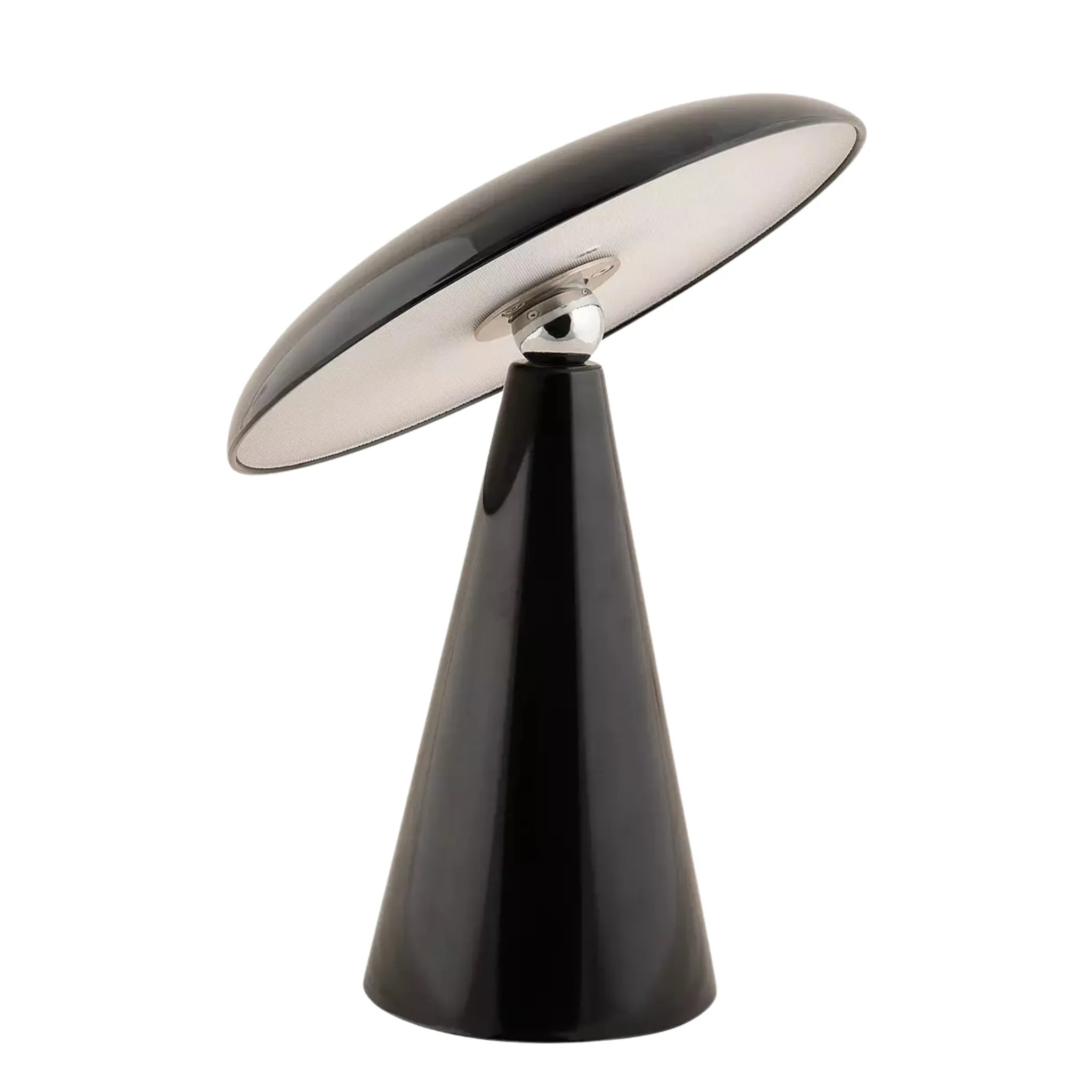Lampe de chevet LED noire, montrant sa tête orientable, un luminaire parfait pour la lecture en Tunisie