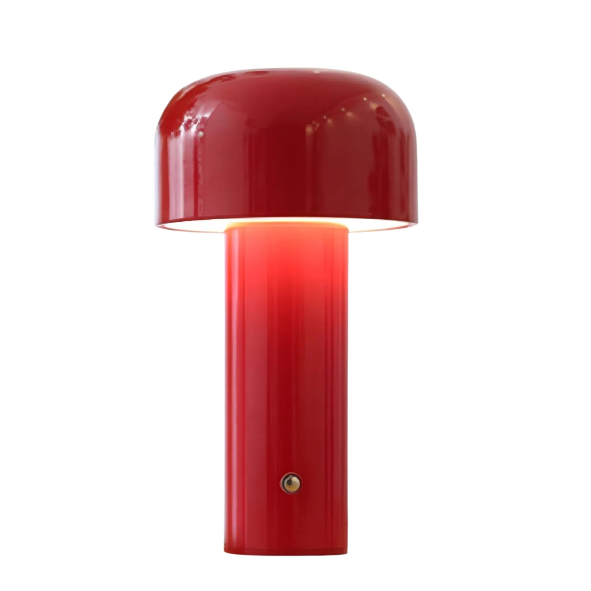 Lampe de chevet sans fil et rechargeable, de couleur rouge