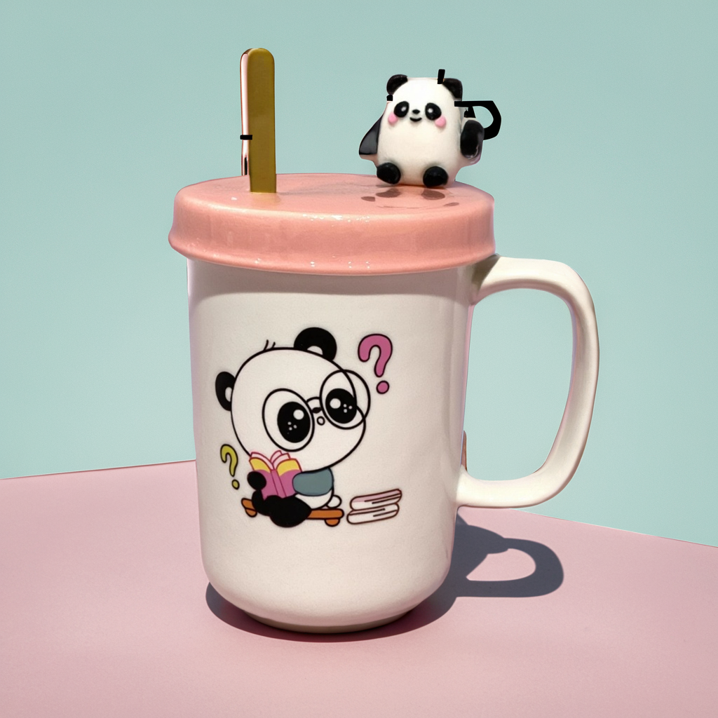 Mug Panda Céramique | Design Kawaii & Figurine 3D | Fiolla Home