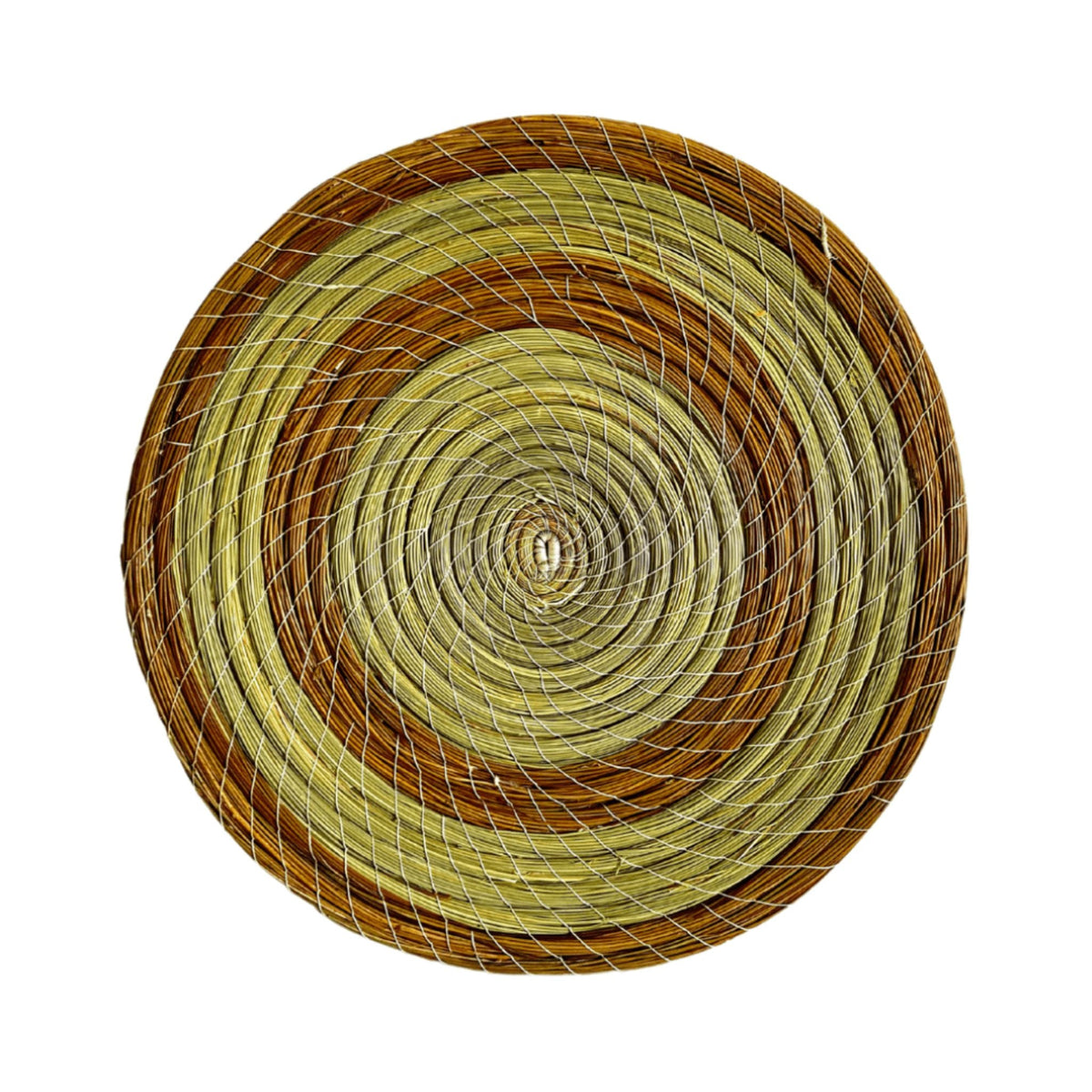 Sous-Plat en Halfa Marron - Élégance Naturelle | Fiolla Home