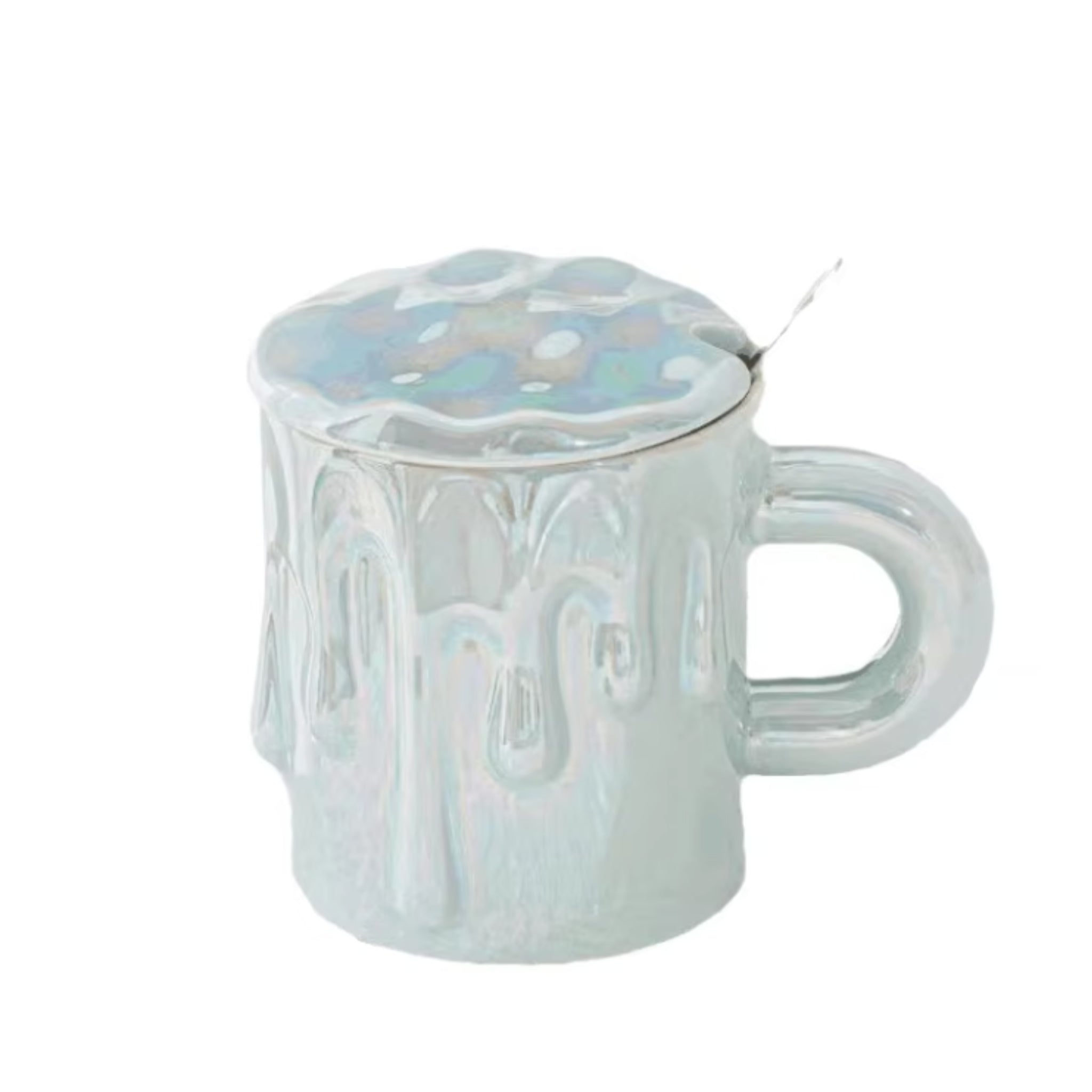 Tasse design moderne avec cuillere en ceramique