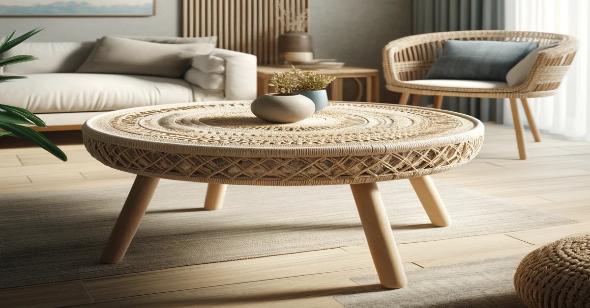 Les Tendances des Tables en Fibres Végétales pour 2024 - Fiolla Home