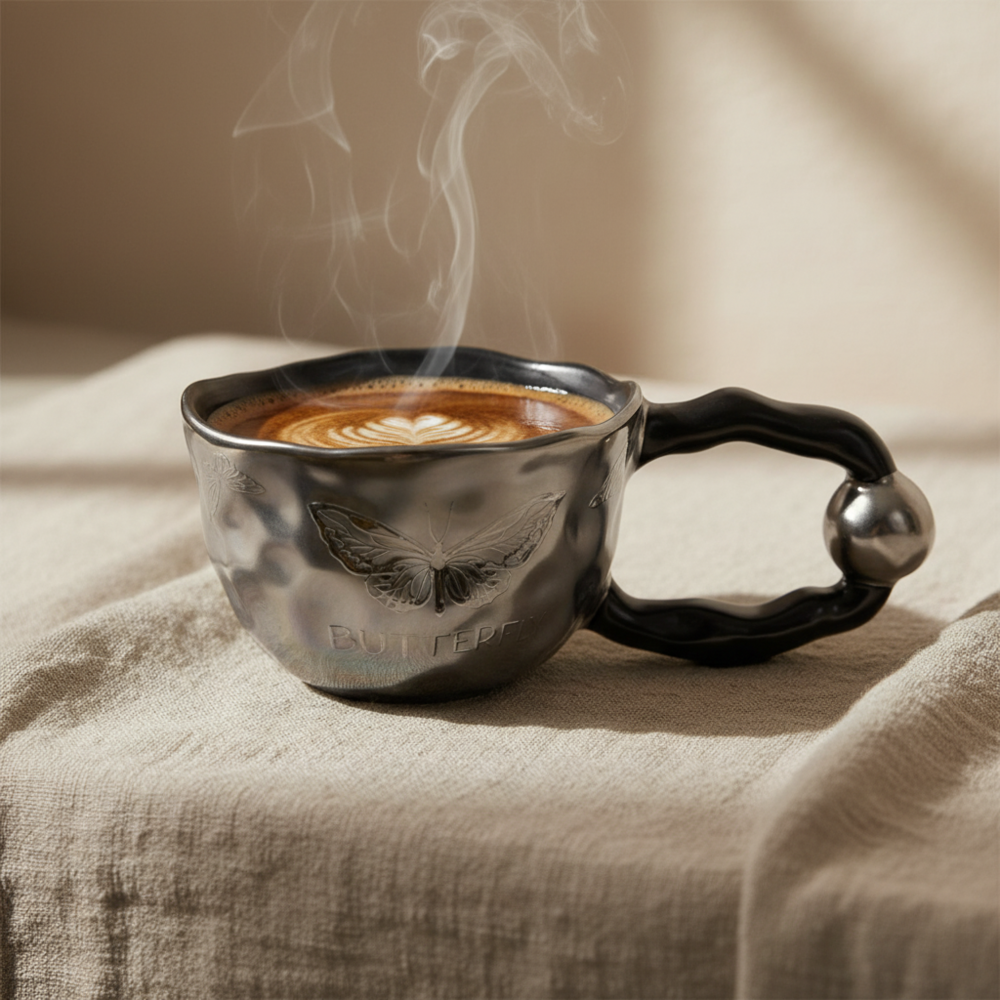 Mug Papillon "Butterfly" Céramique & Anse Design - Tunisie