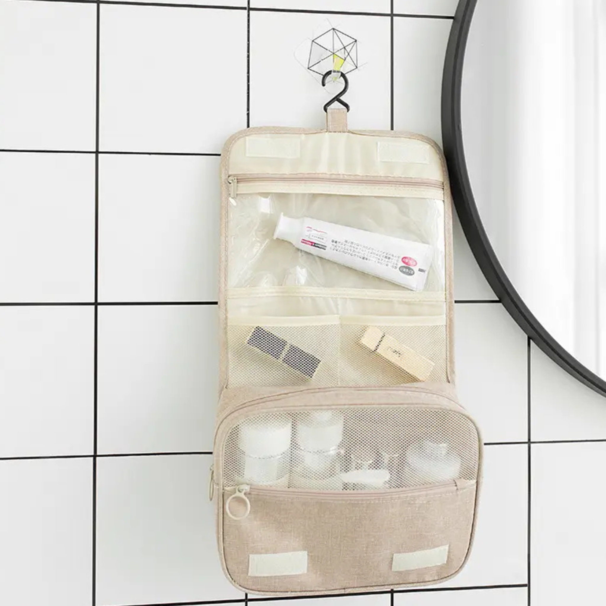 Trousse de Toilette Voyage | Organisateur Suspendu Pratique | Fiolla Home