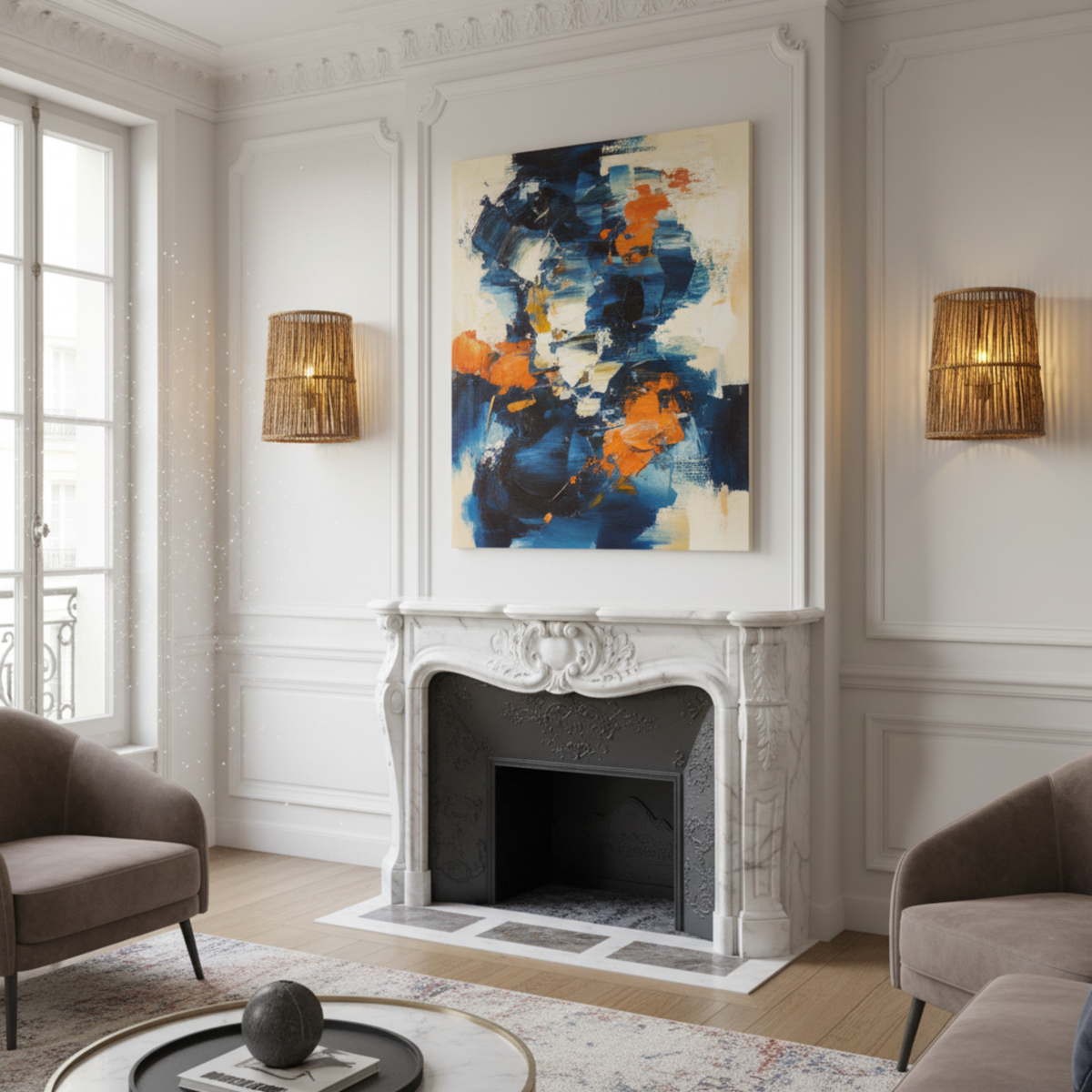 Applique Murale Fibres de Palmier Artisanale Fait Main | Fiolla Home