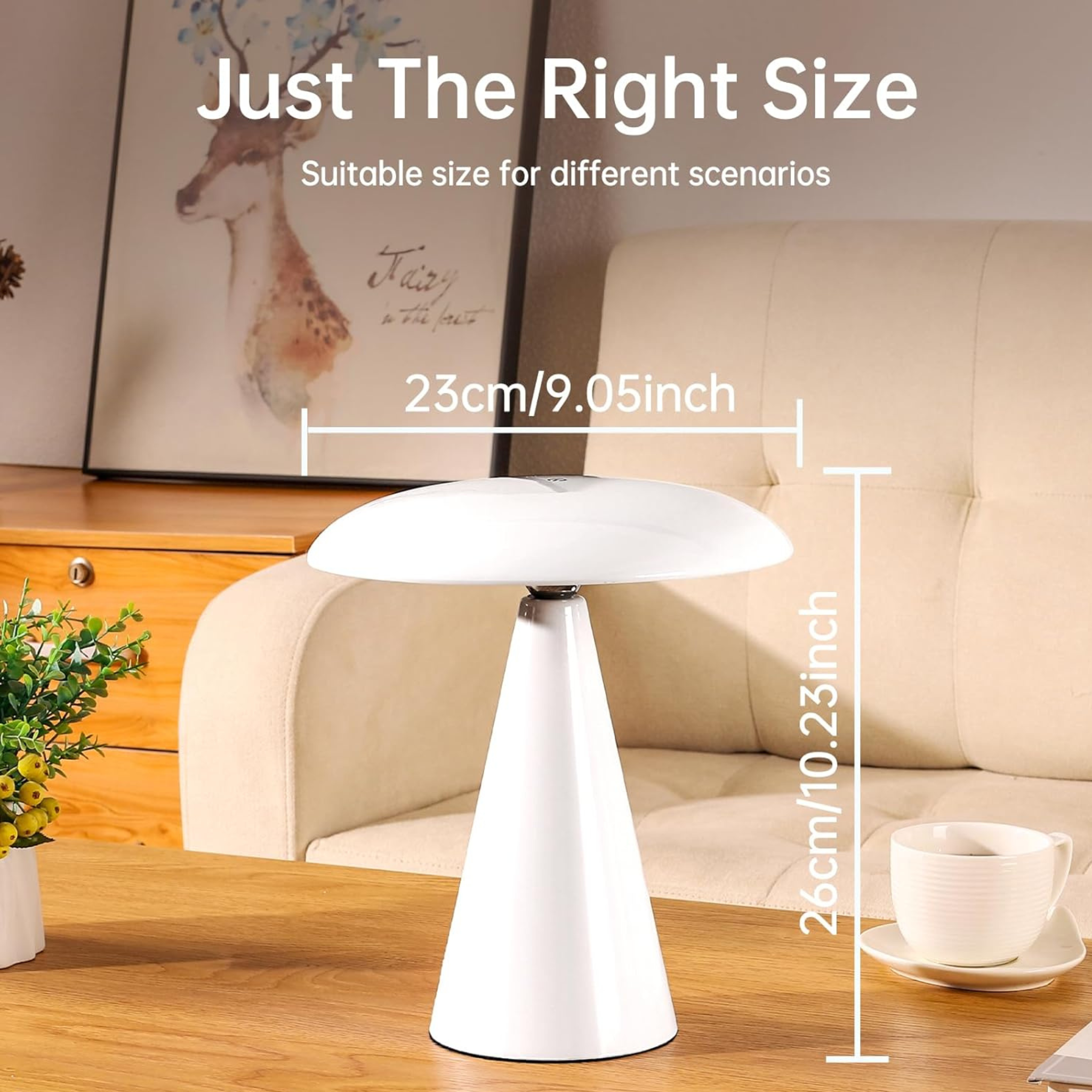 Veilleuse LED Tête Orientable Blanche | Fiolla Home Tunisie