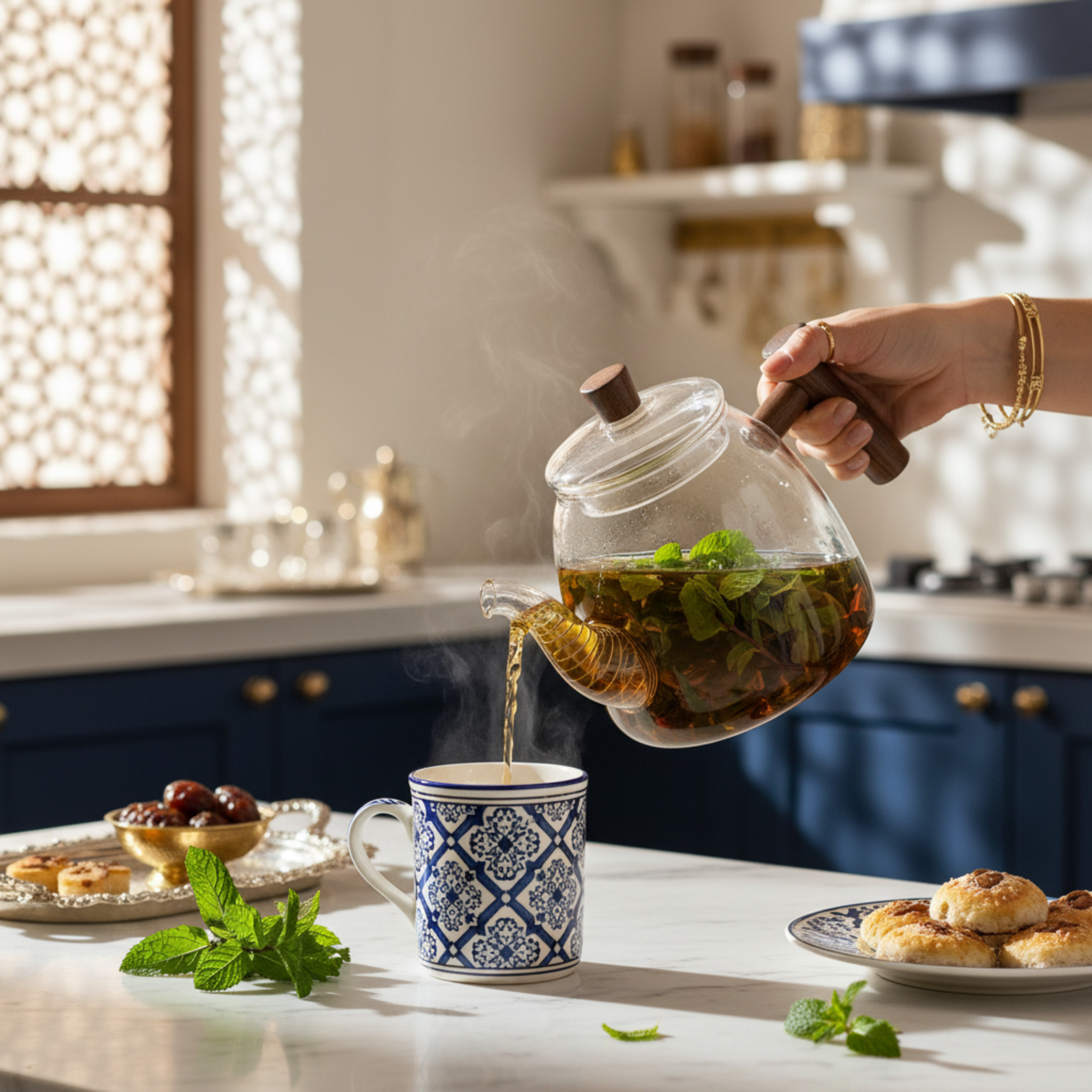 Théière Design en Verre & Bois – Élégance pour vos Infusions