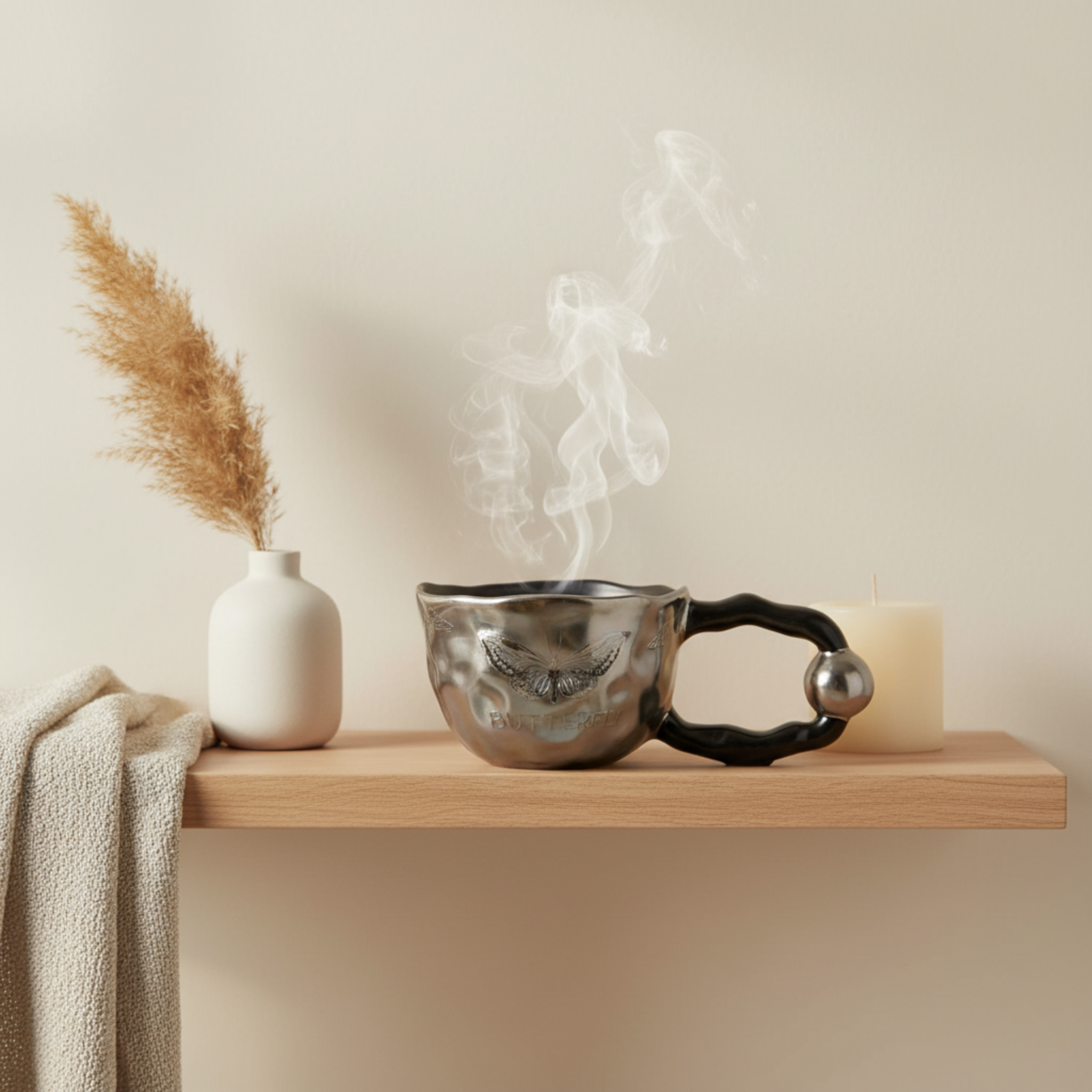 Mug Papillon "Butterfly" Céramique & Anse Design - Tunisie