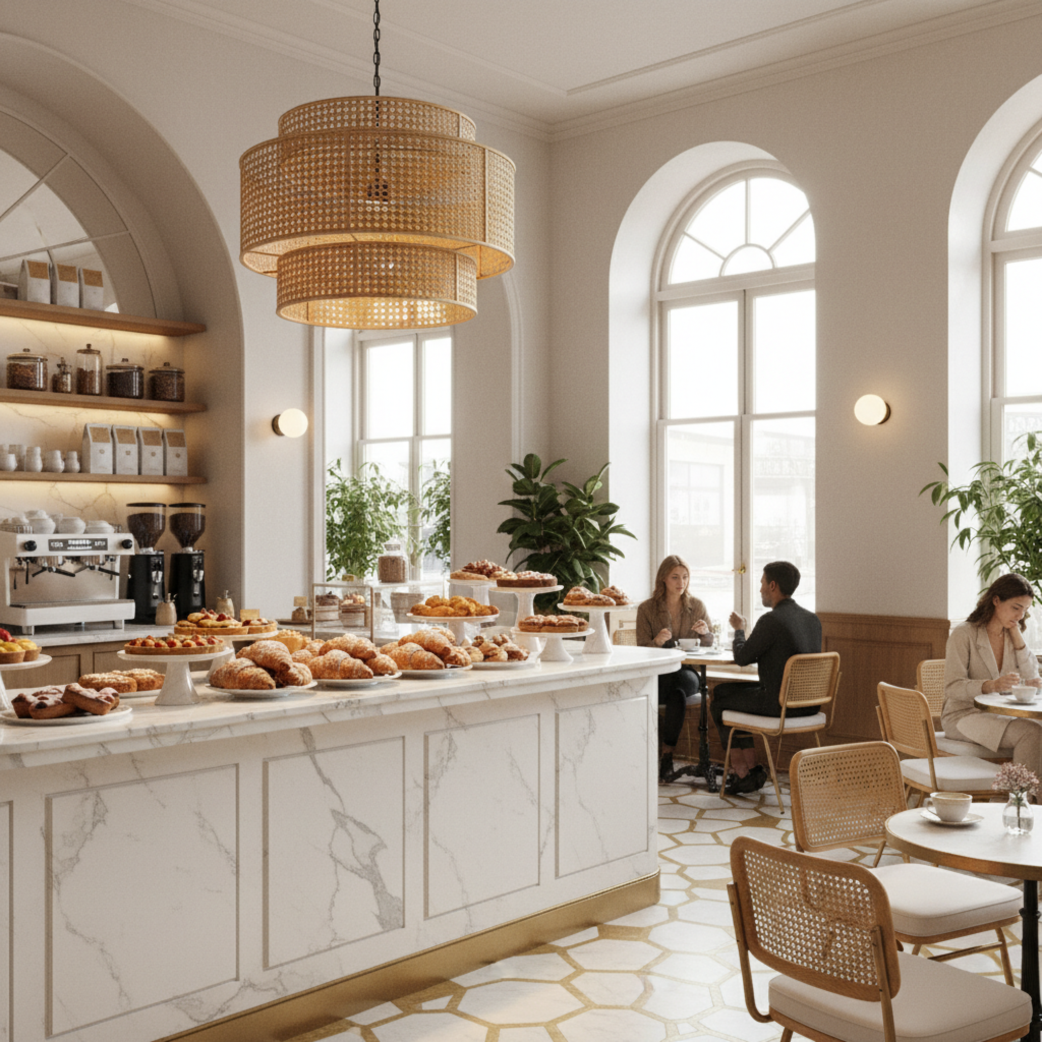 Suspension Triple en Rotin Naturel – Lustre Bohème Chic & Tendance