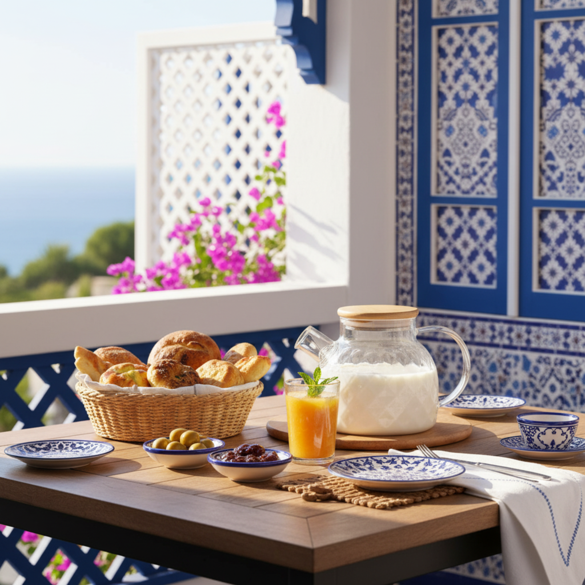 Théière en Verre Texturé & Couvercle Bambou – Design Élégant