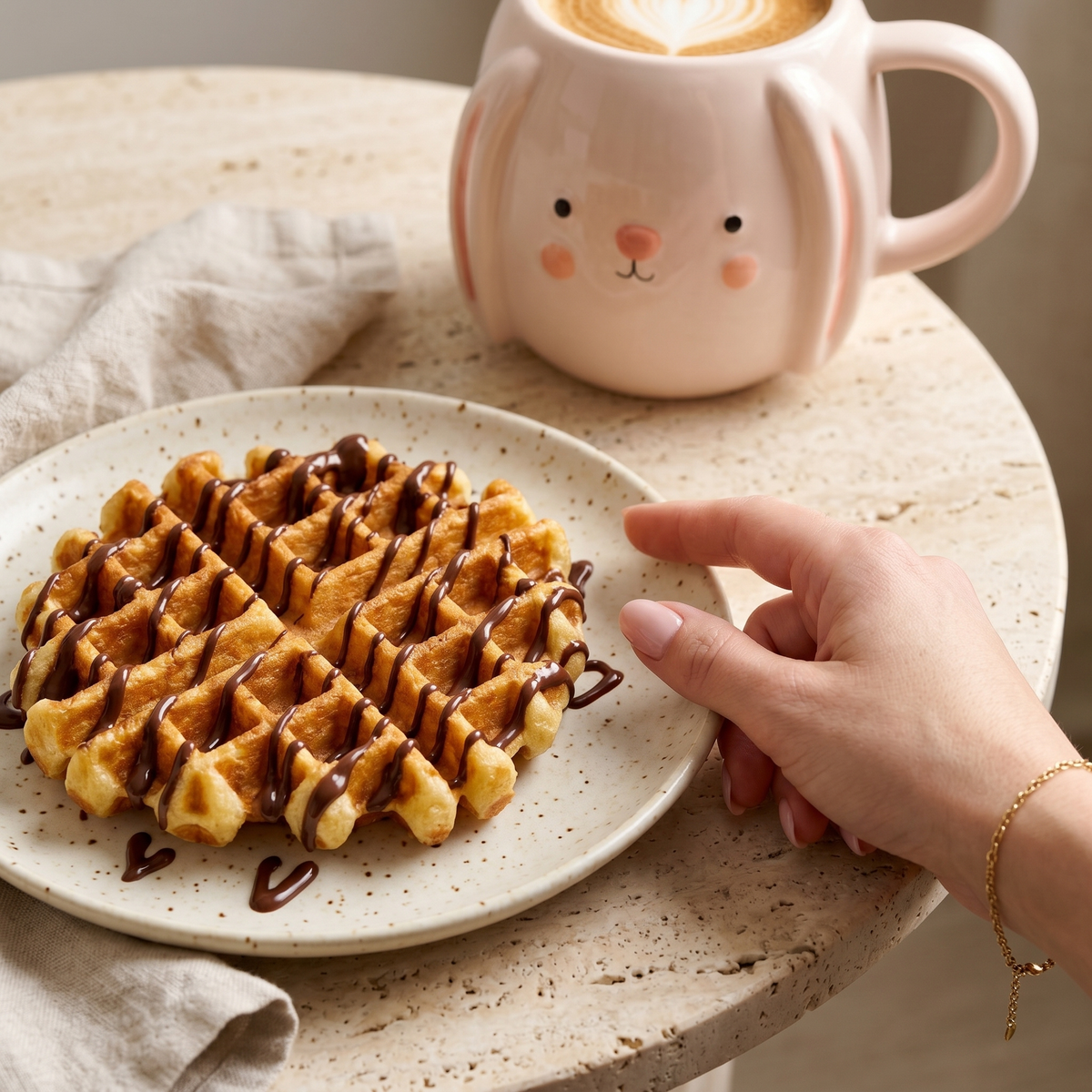 Mug Tunisie Lapin Céramique | Tasse Café Cadeau | Fiolla Home