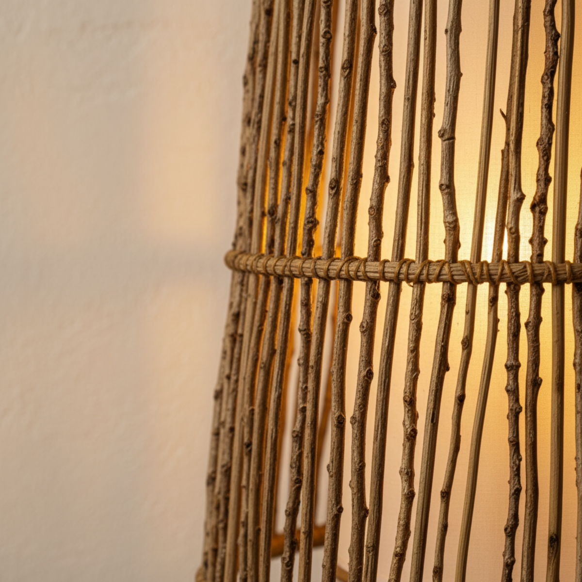 Applique Murale Fibres de Palmier Artisanale Fait Main | Fiolla Home