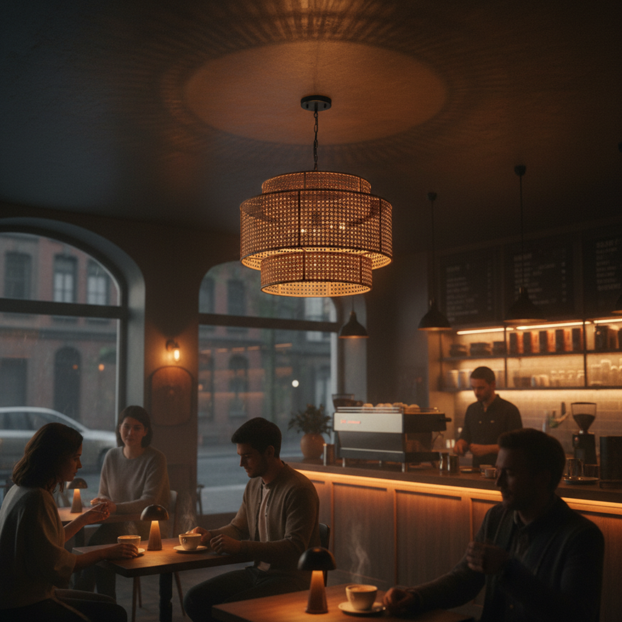 Suspension Triple en Rotin Naturel – Lustre Bohème Chic & Tendance