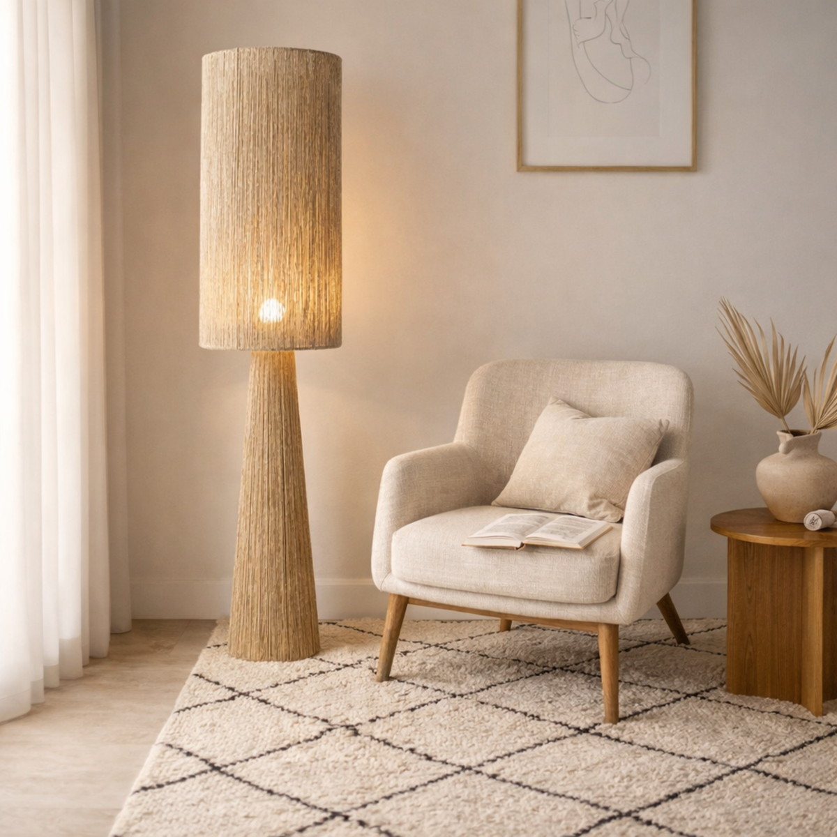 Lampadaire "OASIS" par Fiolla Home – Luminaire Artisanal Luxe Tunisie