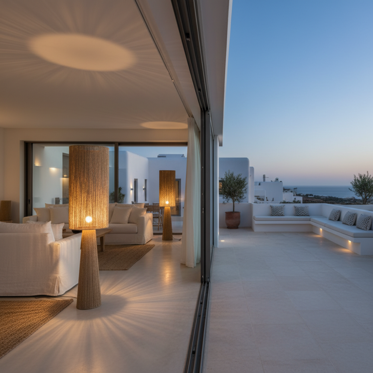Lampadaire "OASIS" par Fiolla Home – Luminaire Artisanal Luxe Tunisie
