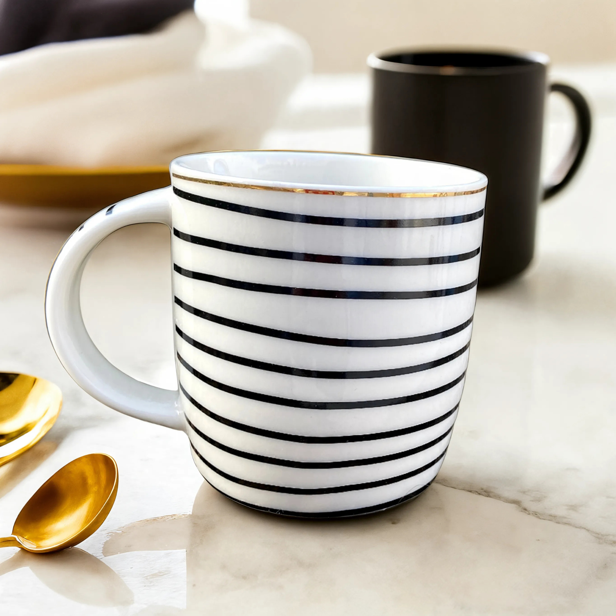 Tasses à Café Élégantes | Motifs Modernes & Chic | Fiolla Home