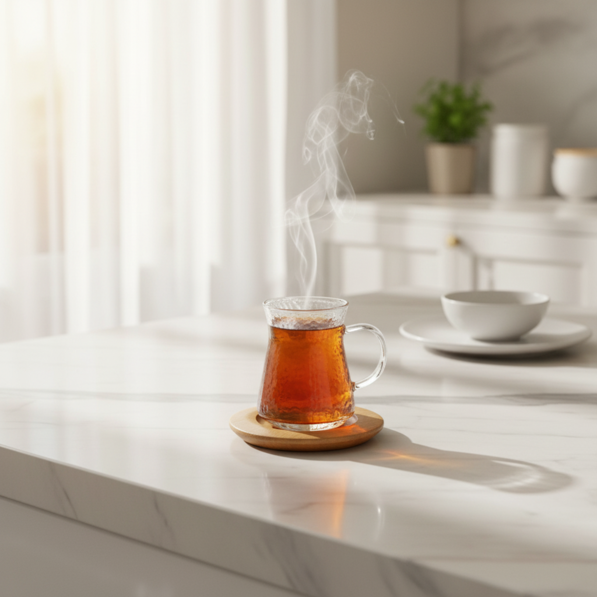 Service à Thé en Verre – Design Élégant & Résistant Tunisie