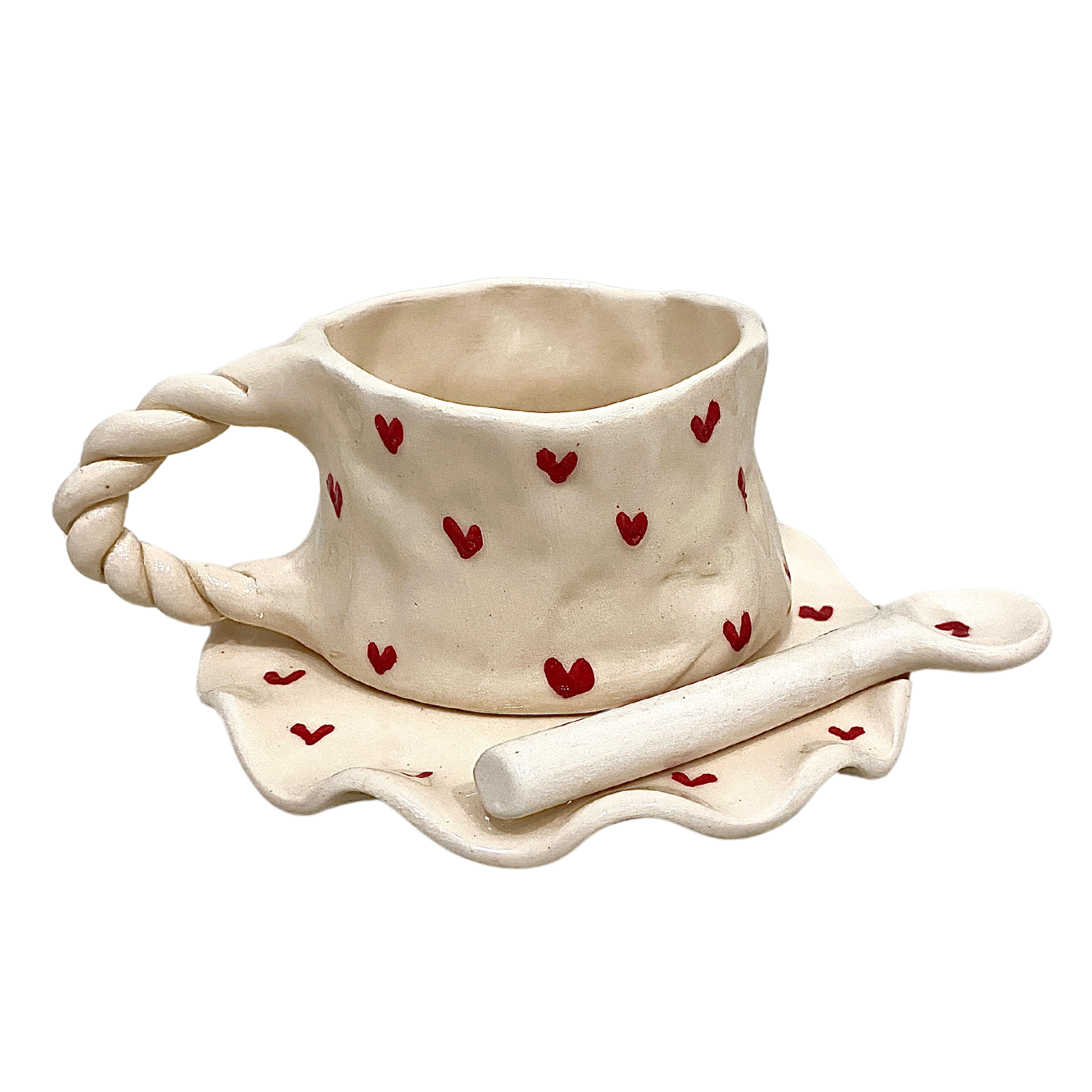 Mug Romantique en Céramique | Parfait pour Cadeaux | Fiolla Home