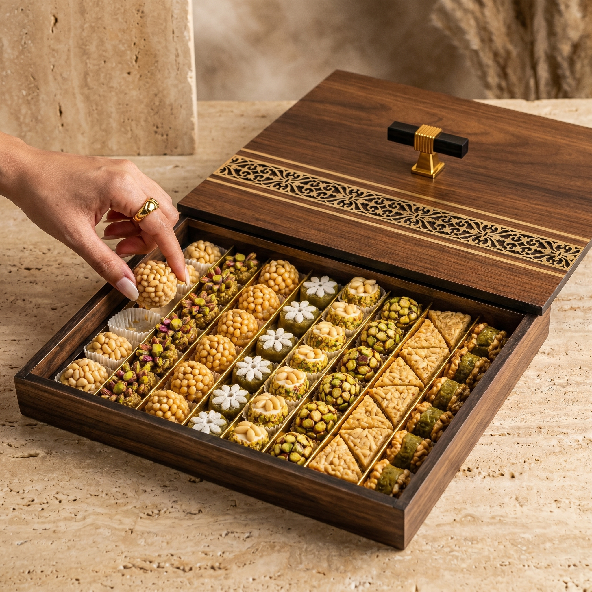 Coffret Présentation Bois GM | Boîte Cadeau Prestige | Fiolla Home