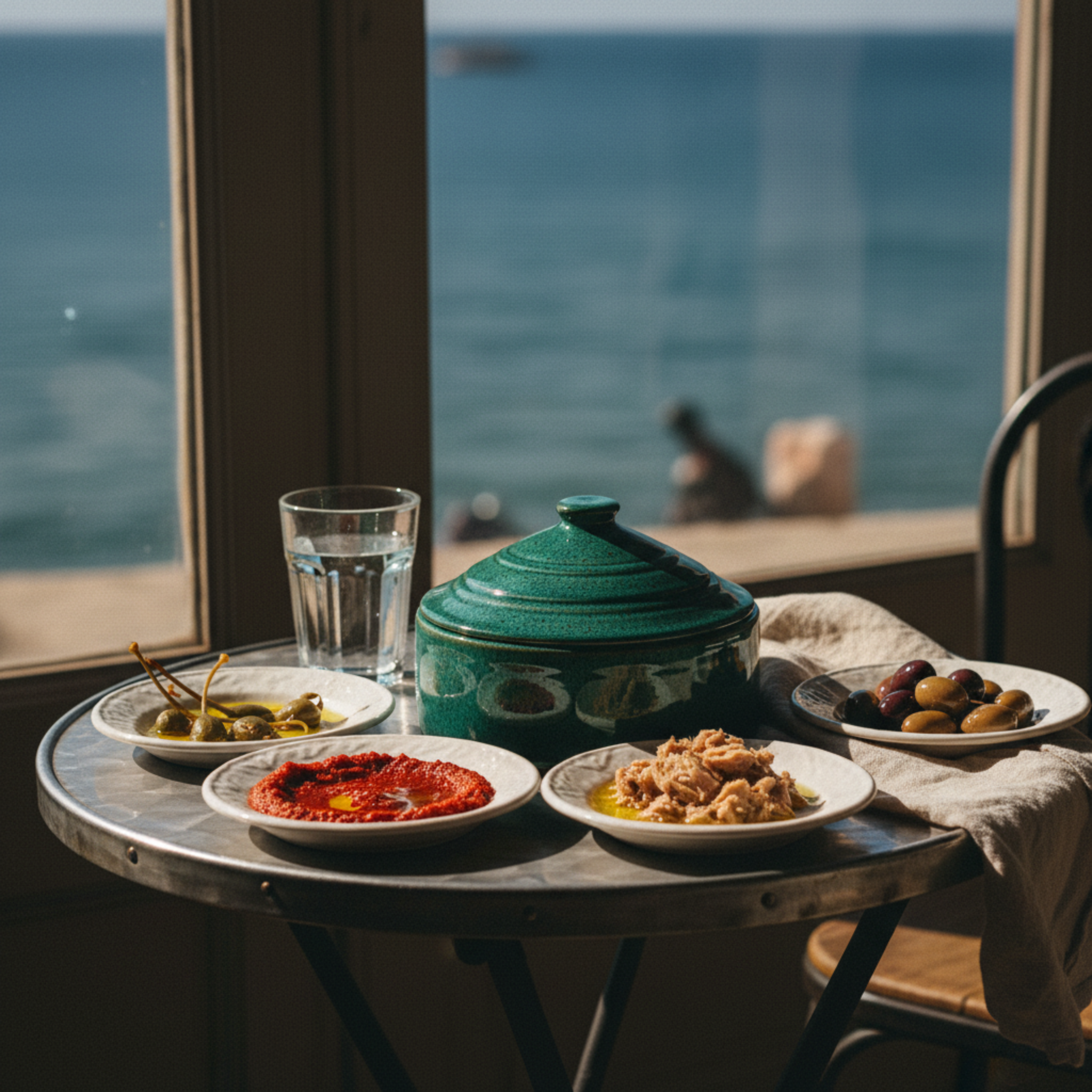Tajine en céramique avec couvercle – Made in Tunisia